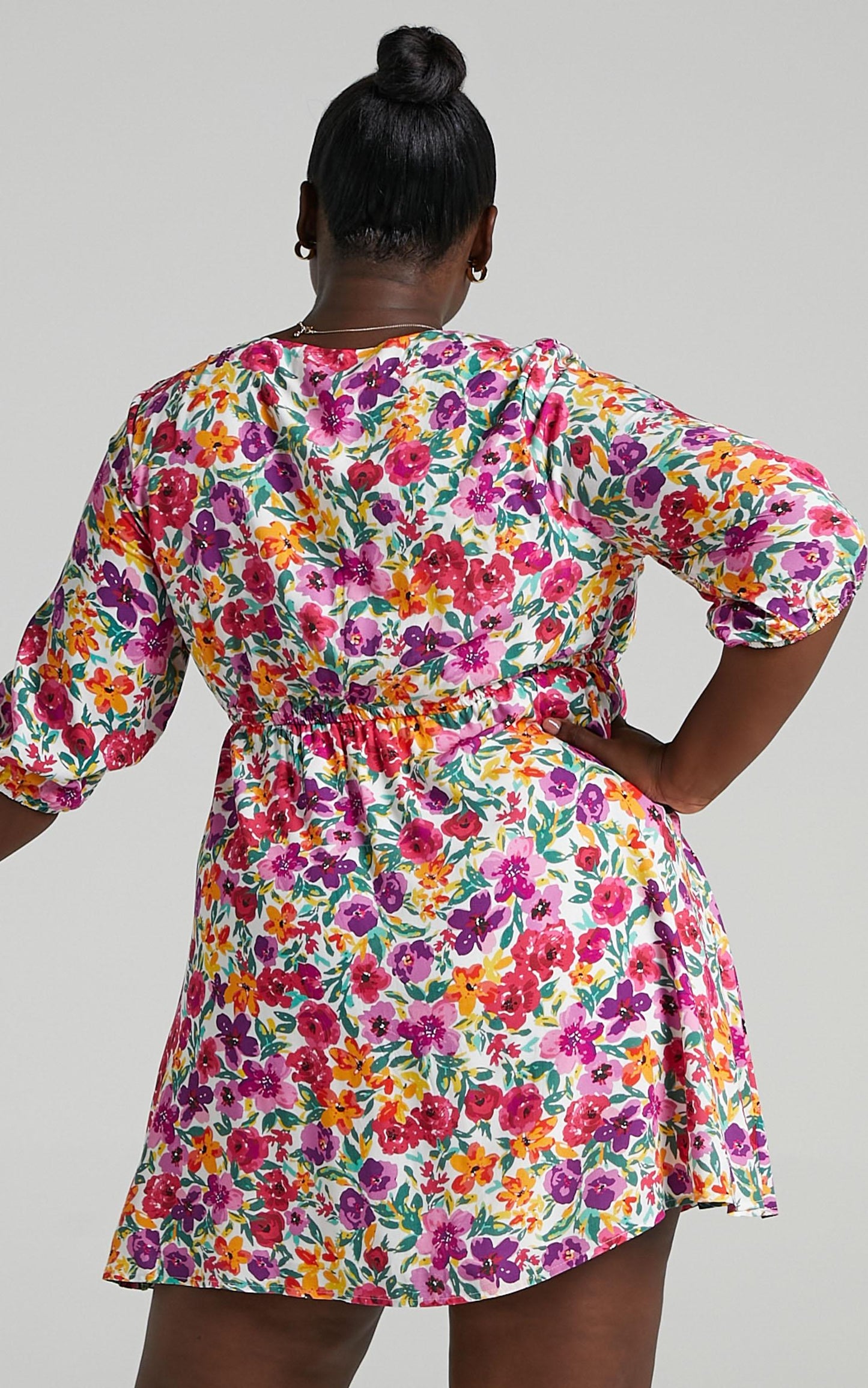 Lilliana Dress in Packed Floral
