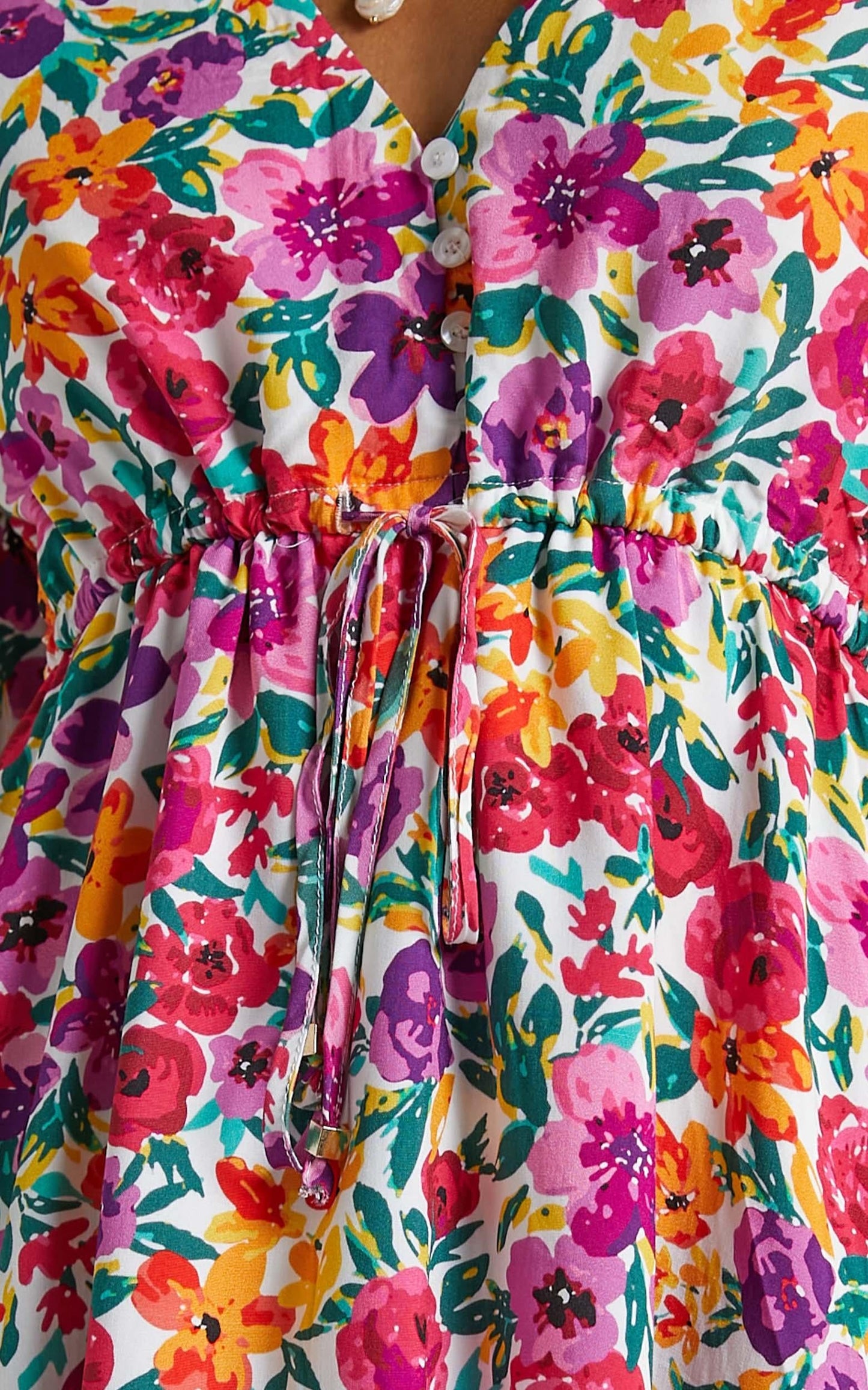 Lilliana Dress in Packed Floral
