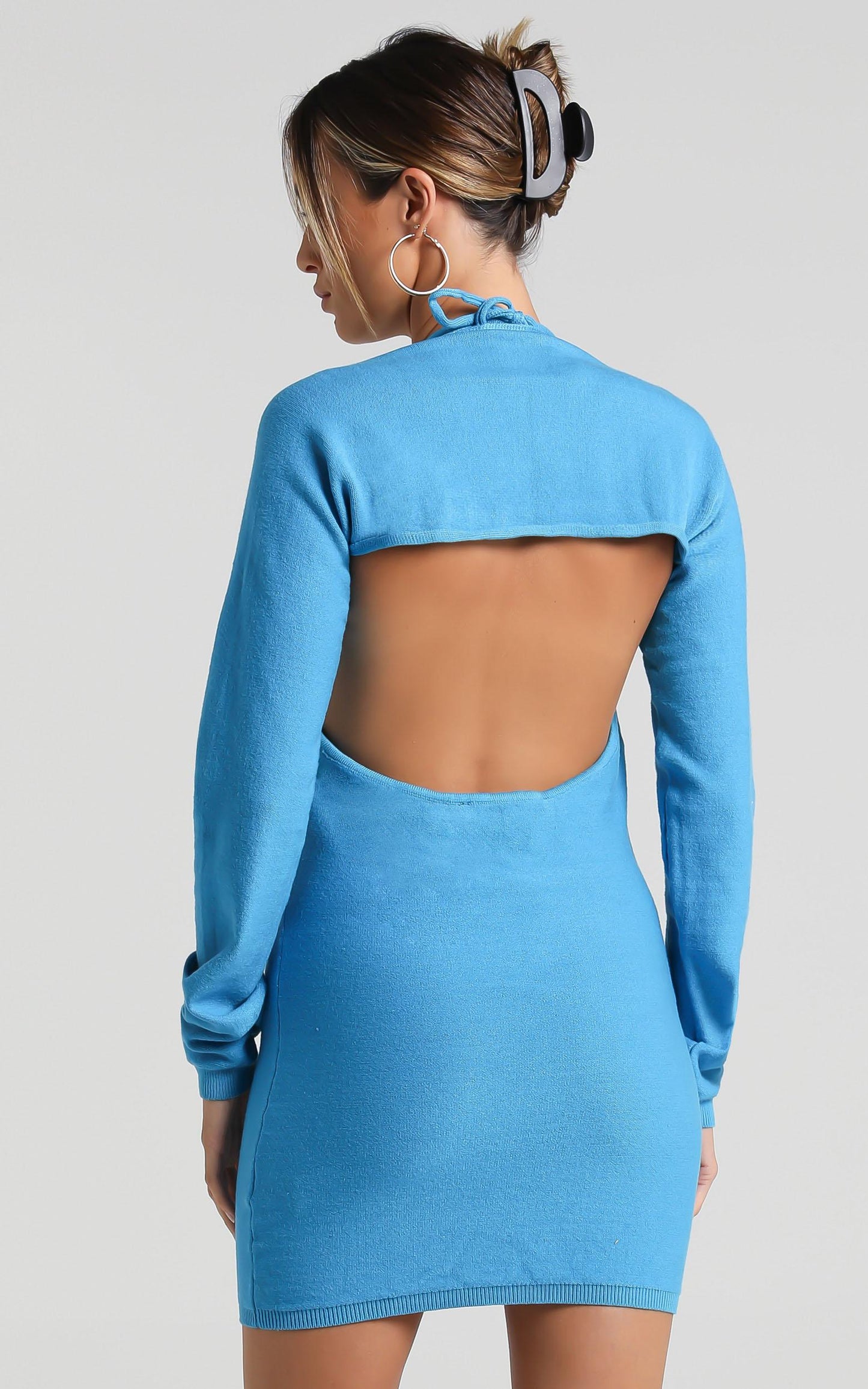 Lioness - Heavenly Sent Mini Dress in Blue