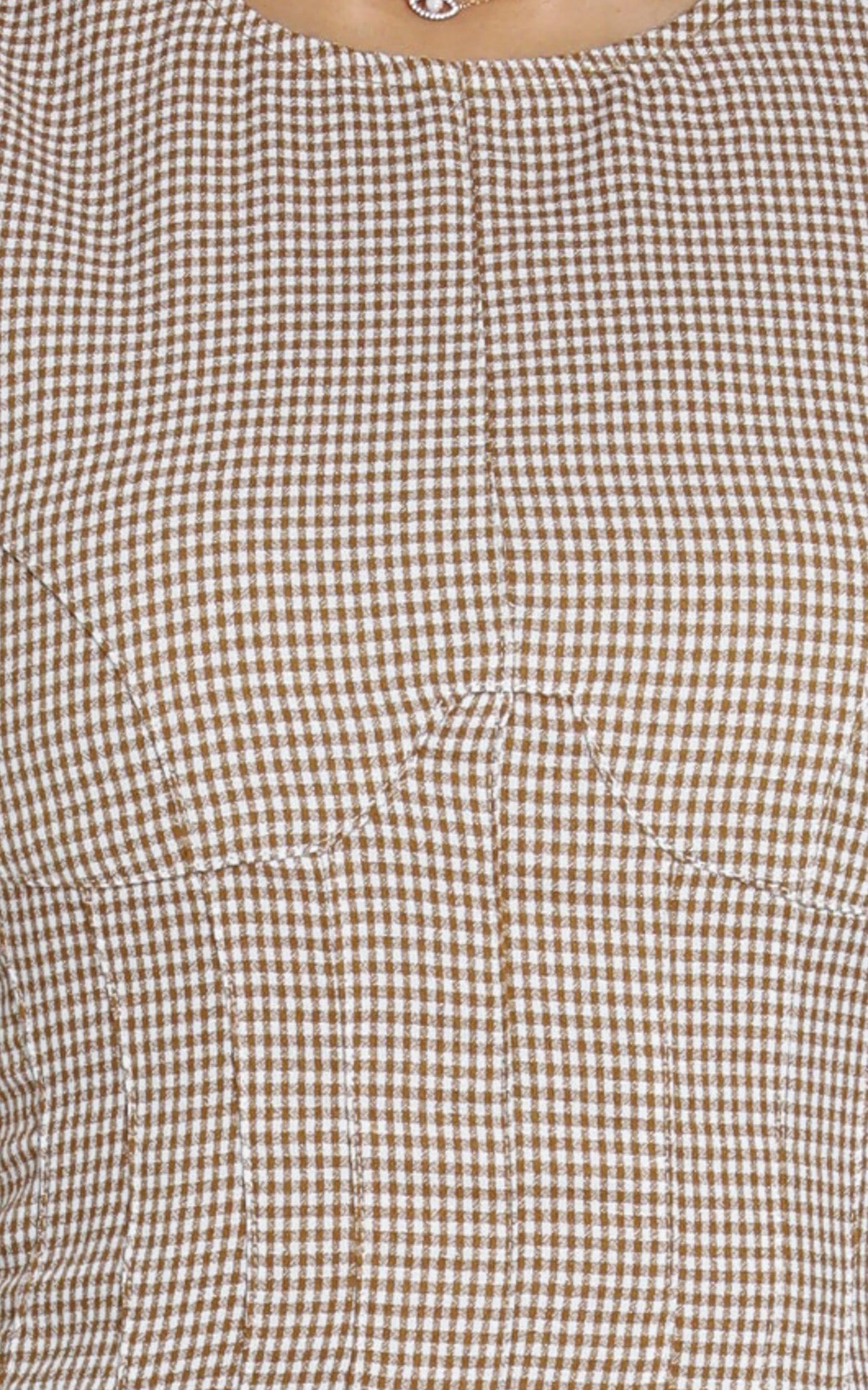 Lioness - Le Chateau Mini Dress in Gingham