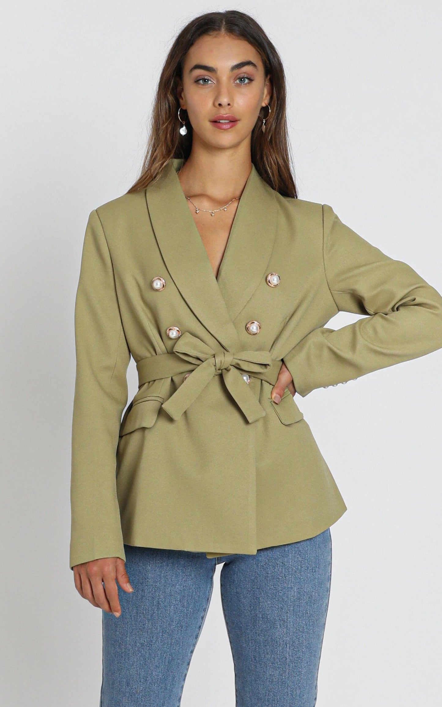 Lioness - The Kendall Blazer In Pistachio