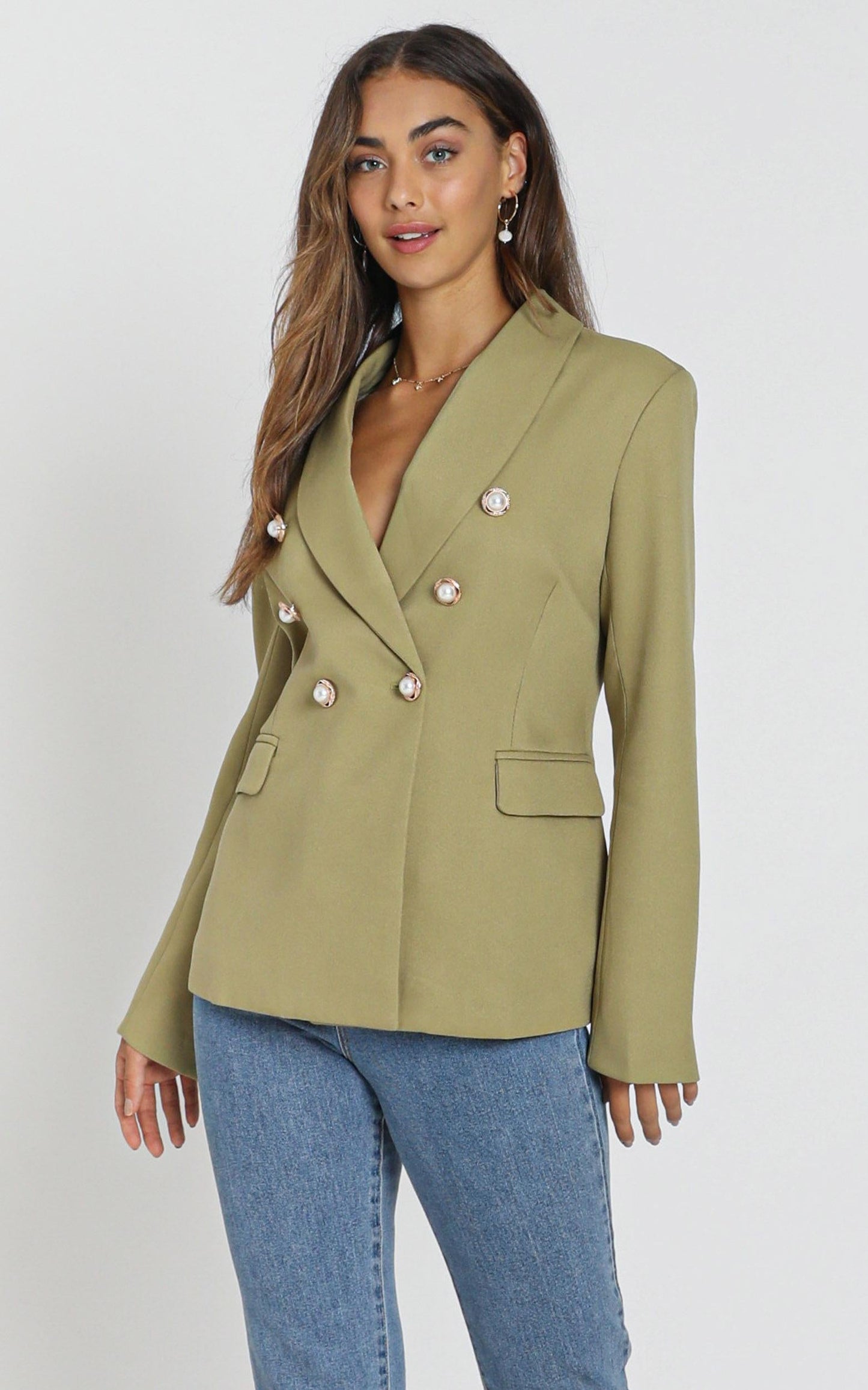 Lioness - The Kendall Blazer In Pistachio