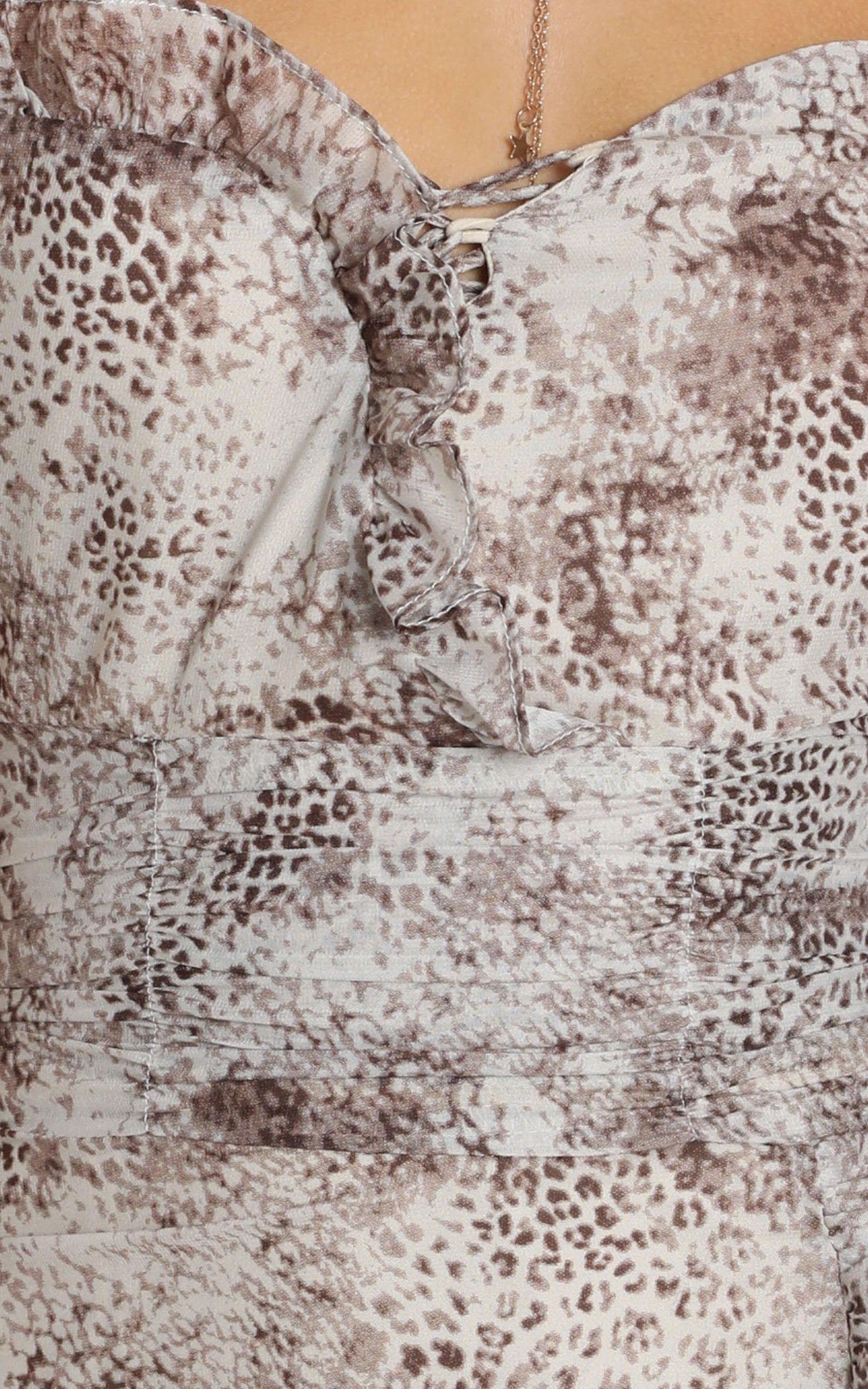 Lioness - Under The Same Sun Dress In Leopard Print