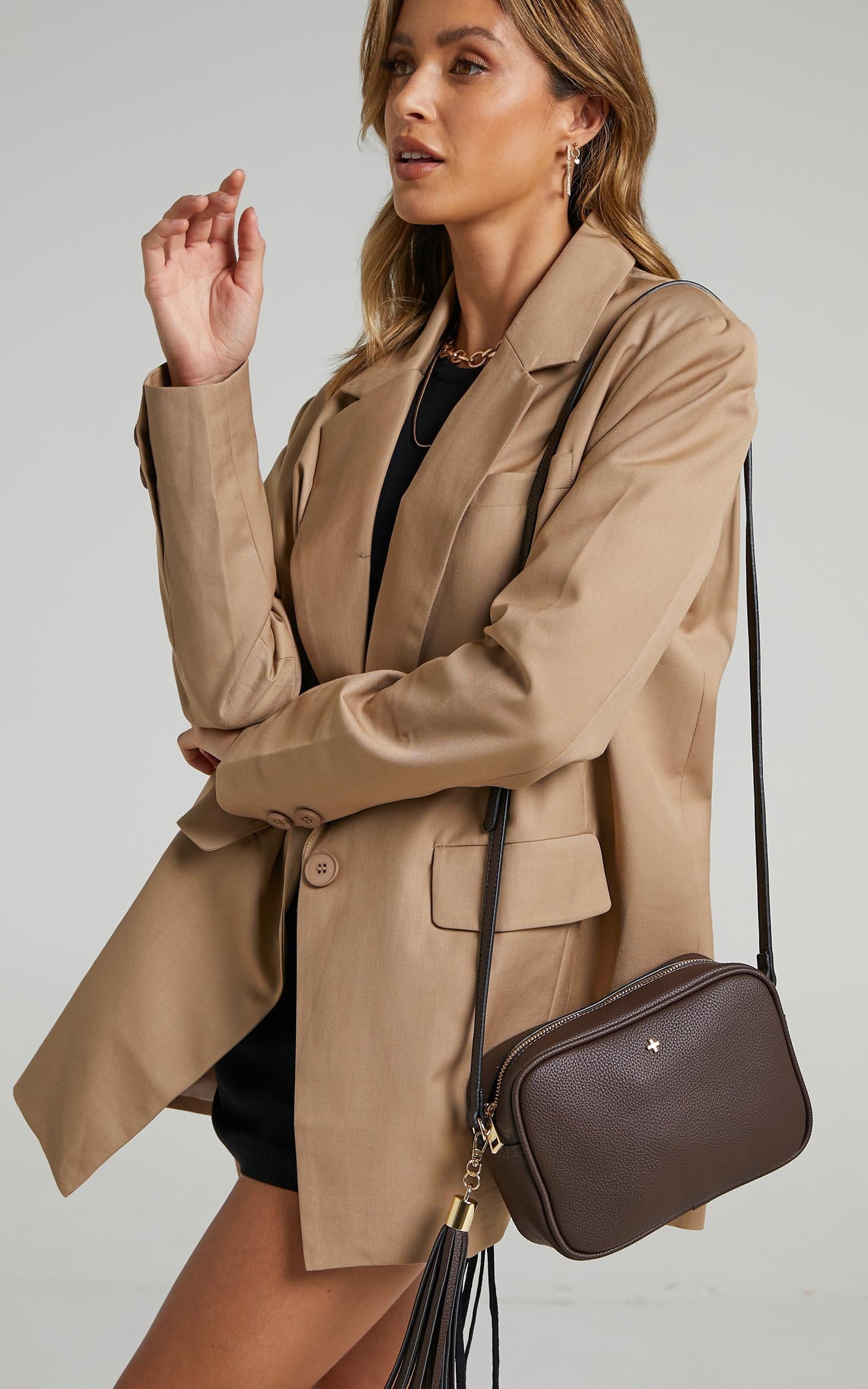 Lioness - Welcome To The Jungle Blazer in Beige