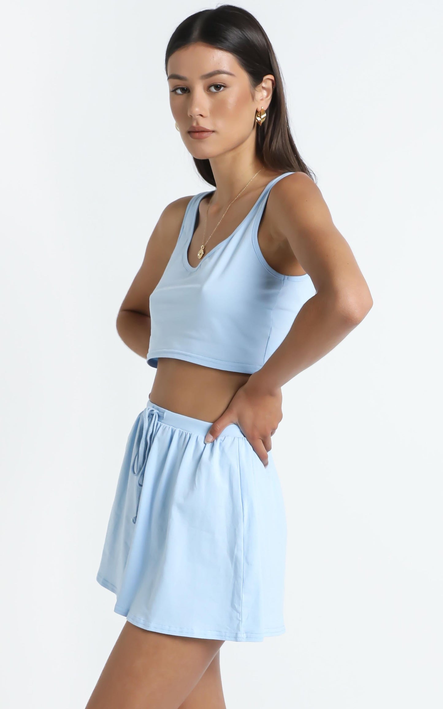 Liora Two Piece Set in Blue