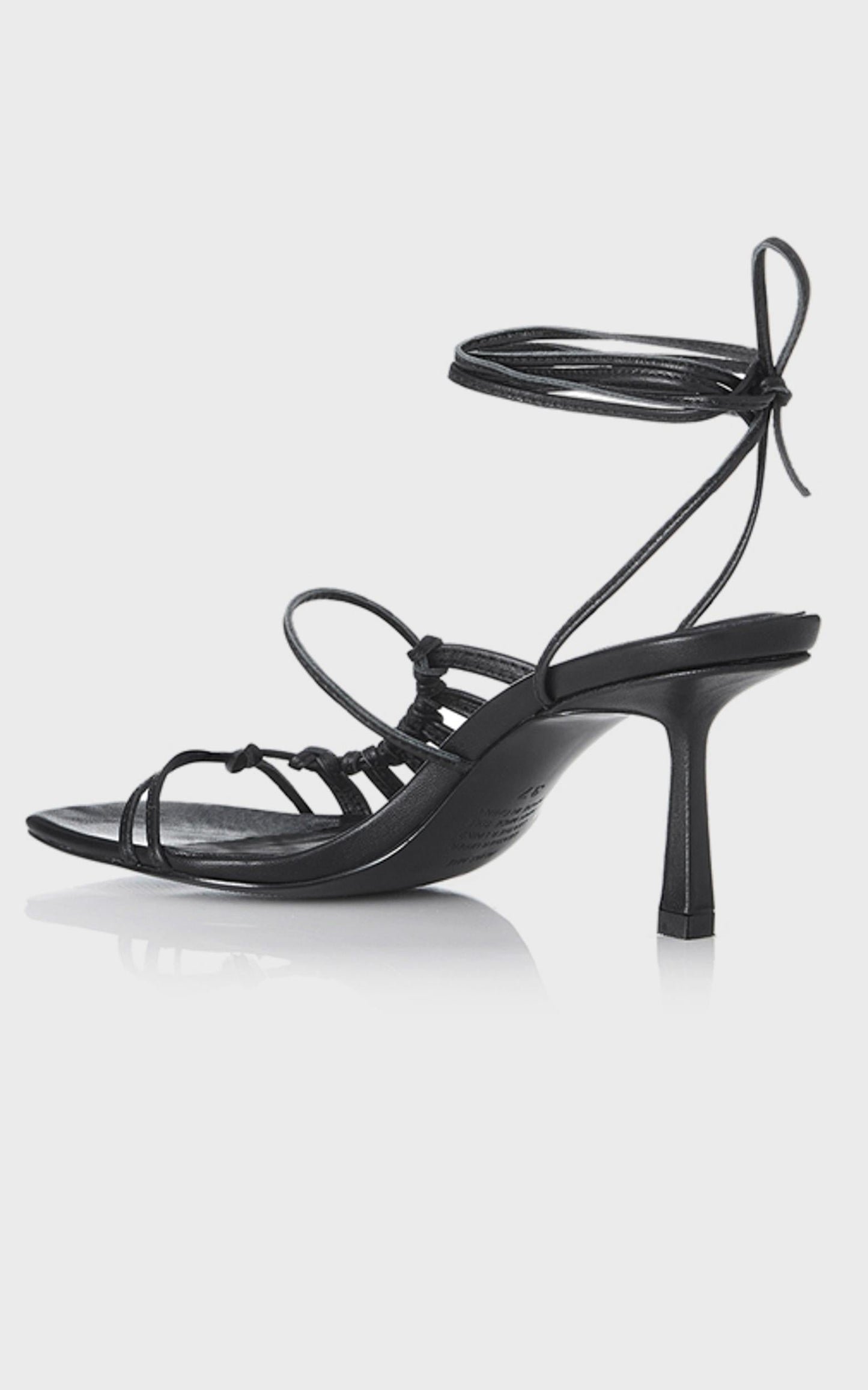 Alias Mae - Lisa Heel in Black Kid Leather