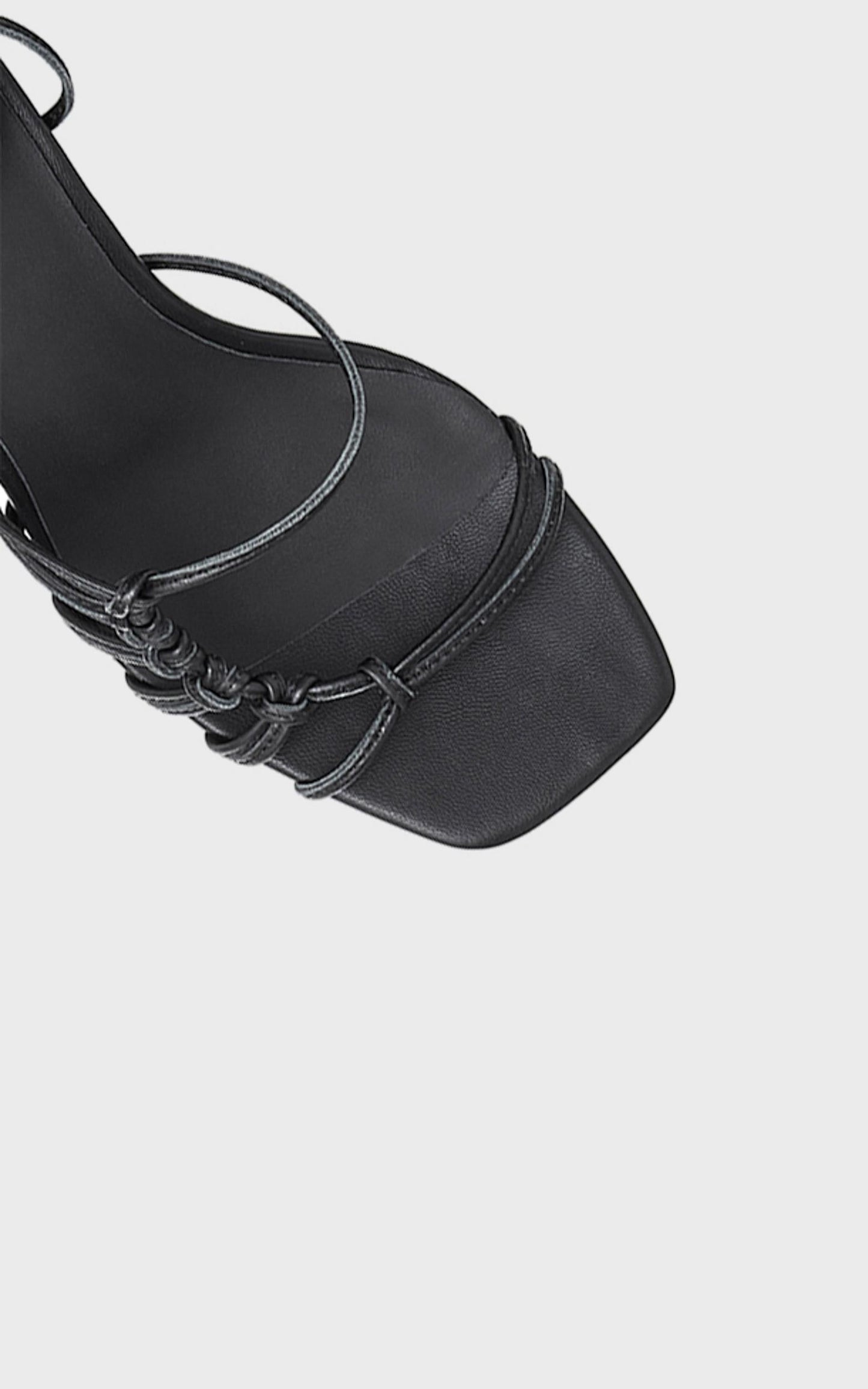 Alias Mae - Lisa Heel in Black Kid Leather