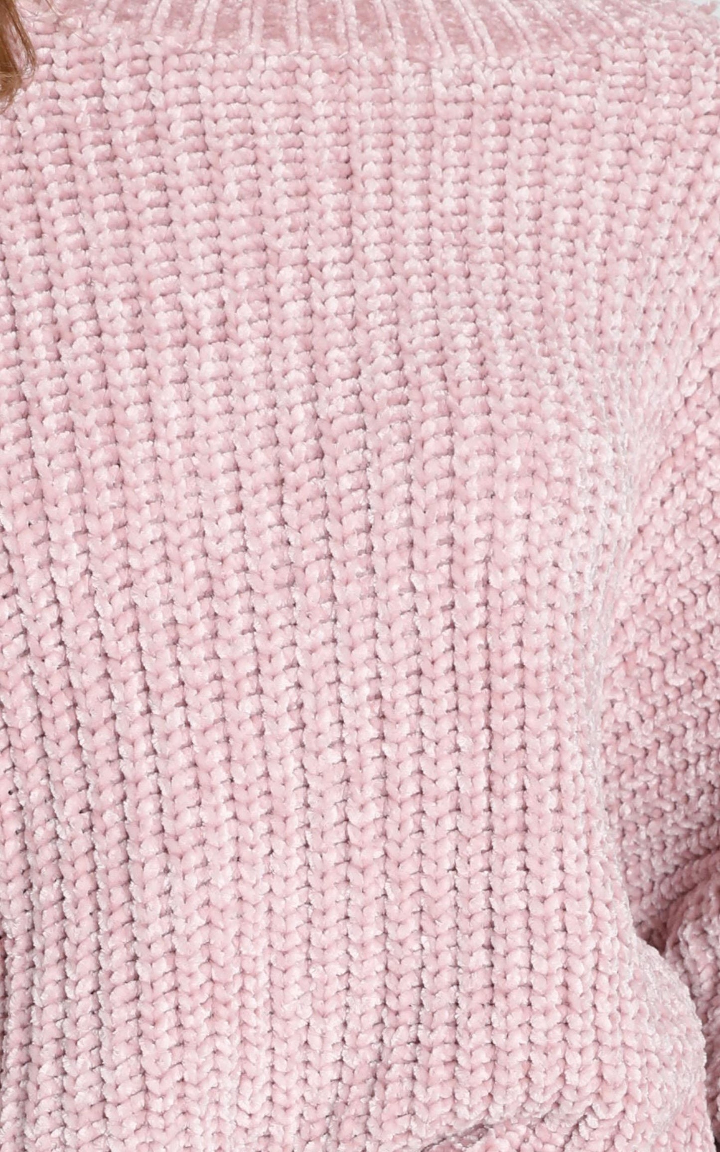 Little Do You Know Knit Sweater In Mauve Chenille