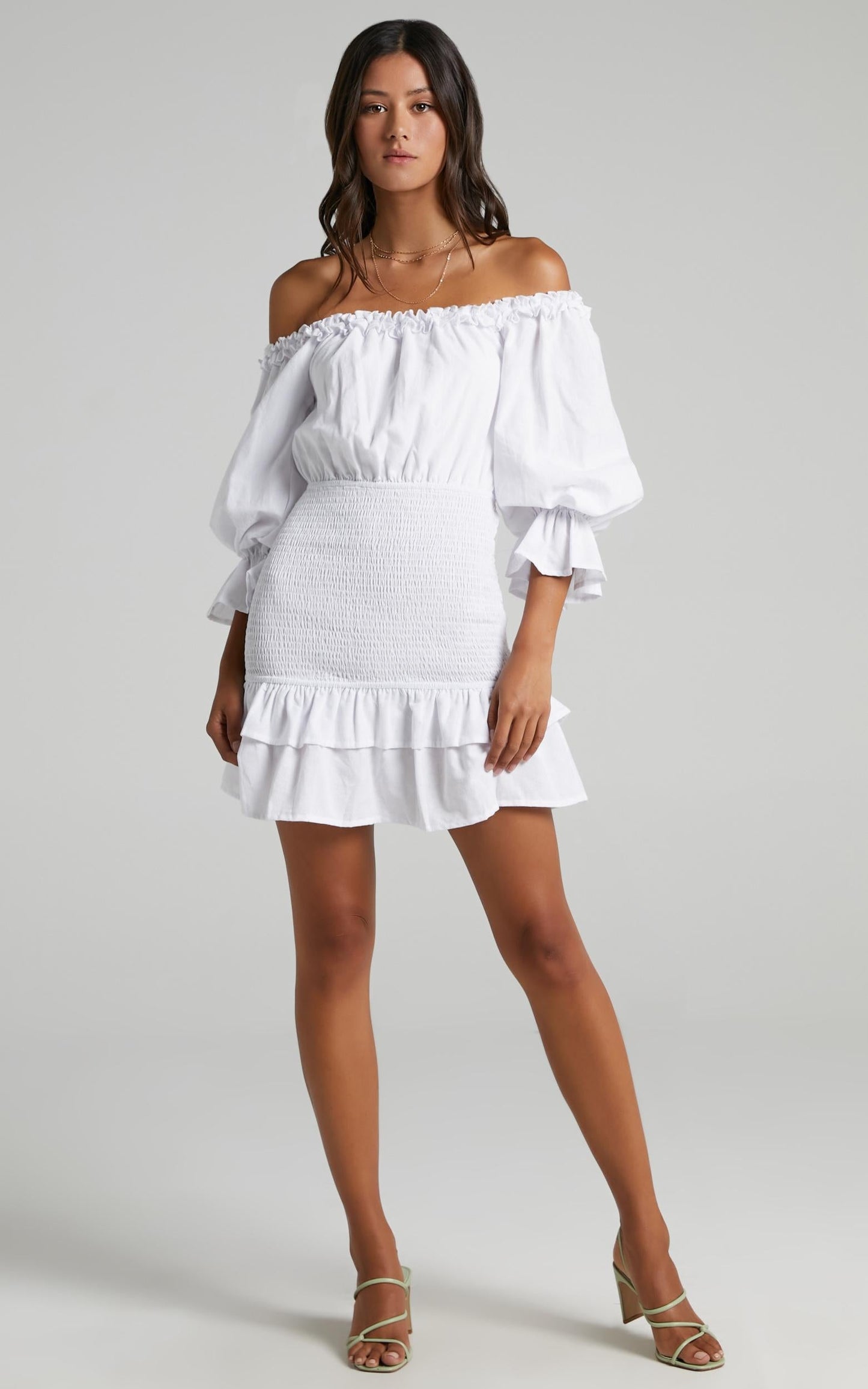 Lizabeth Dress in White