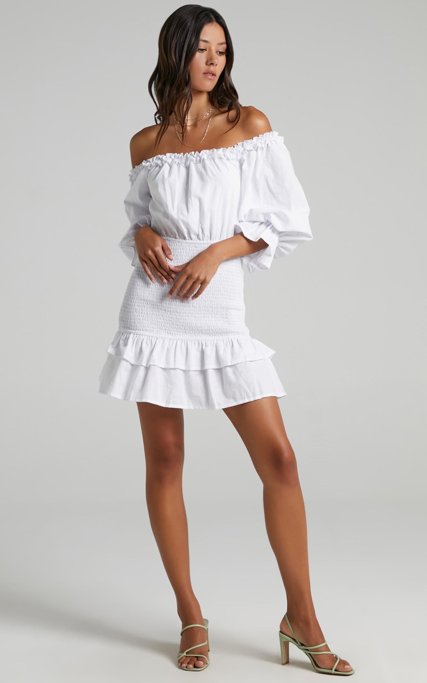 Lizabeth Dress in White