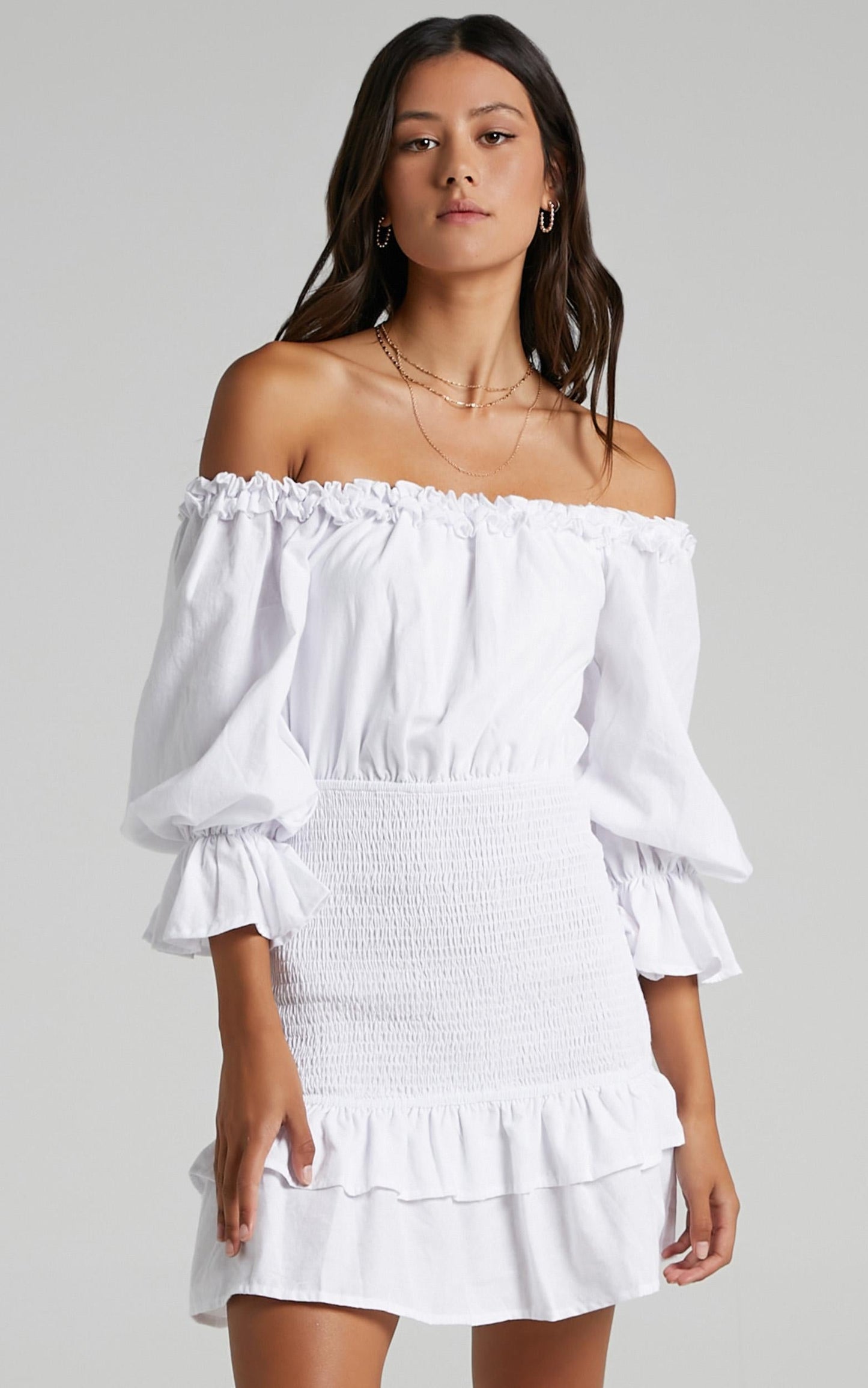 Lizabeth Dress in White