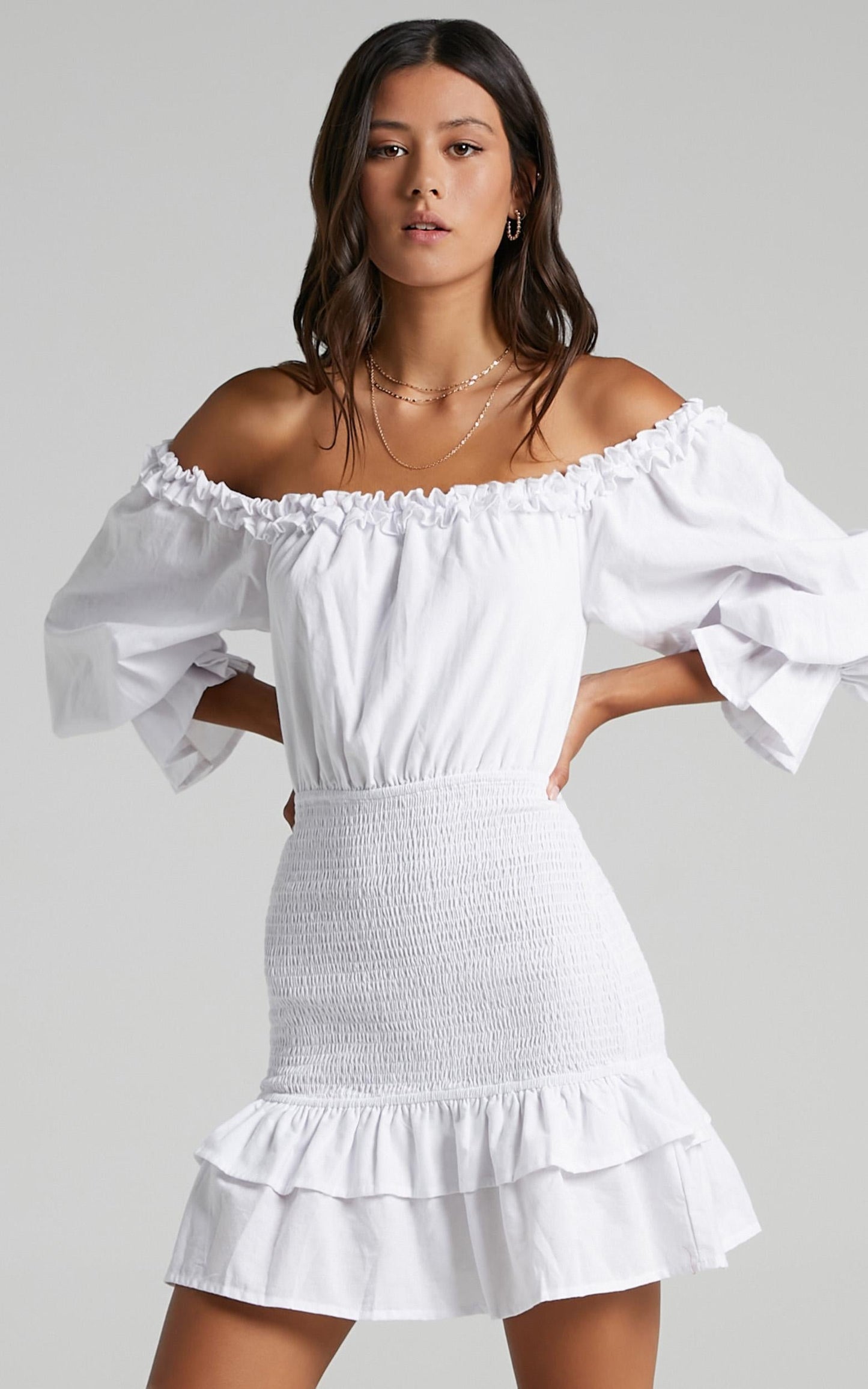 Lizabeth Dress in White