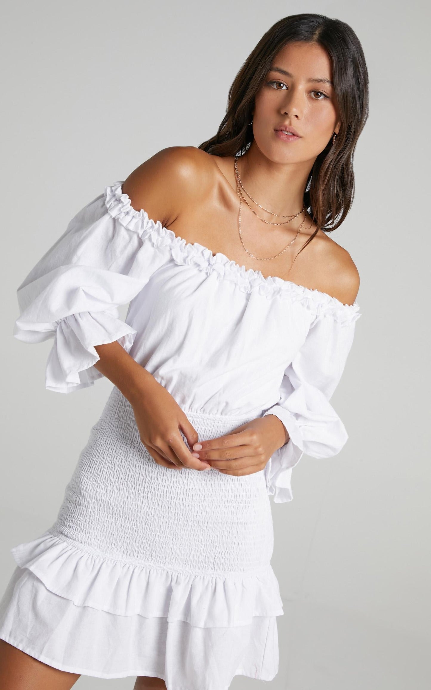 Lizabeth Dress in White
