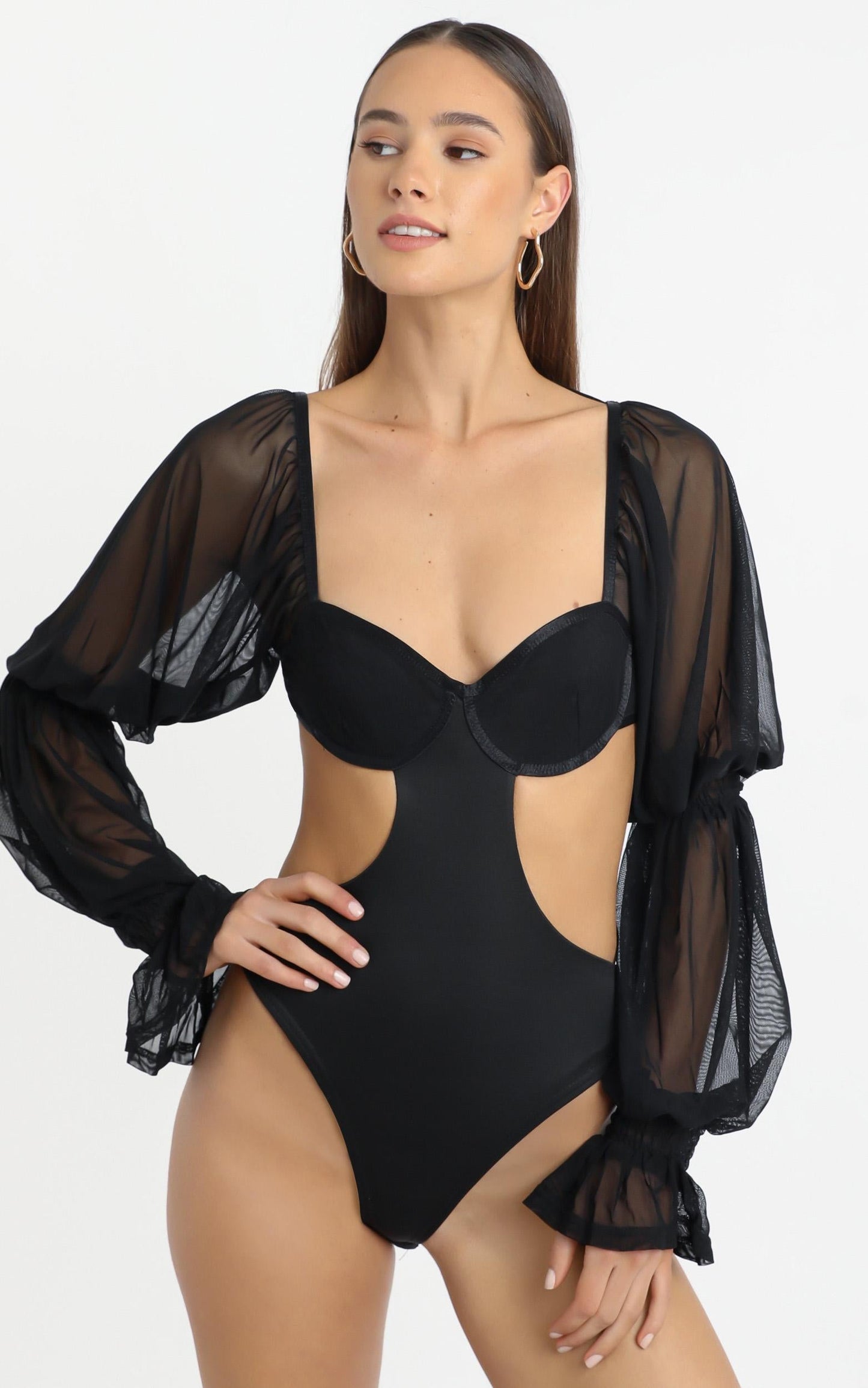 ZYA The Label - Lolita Bodysuit in Black