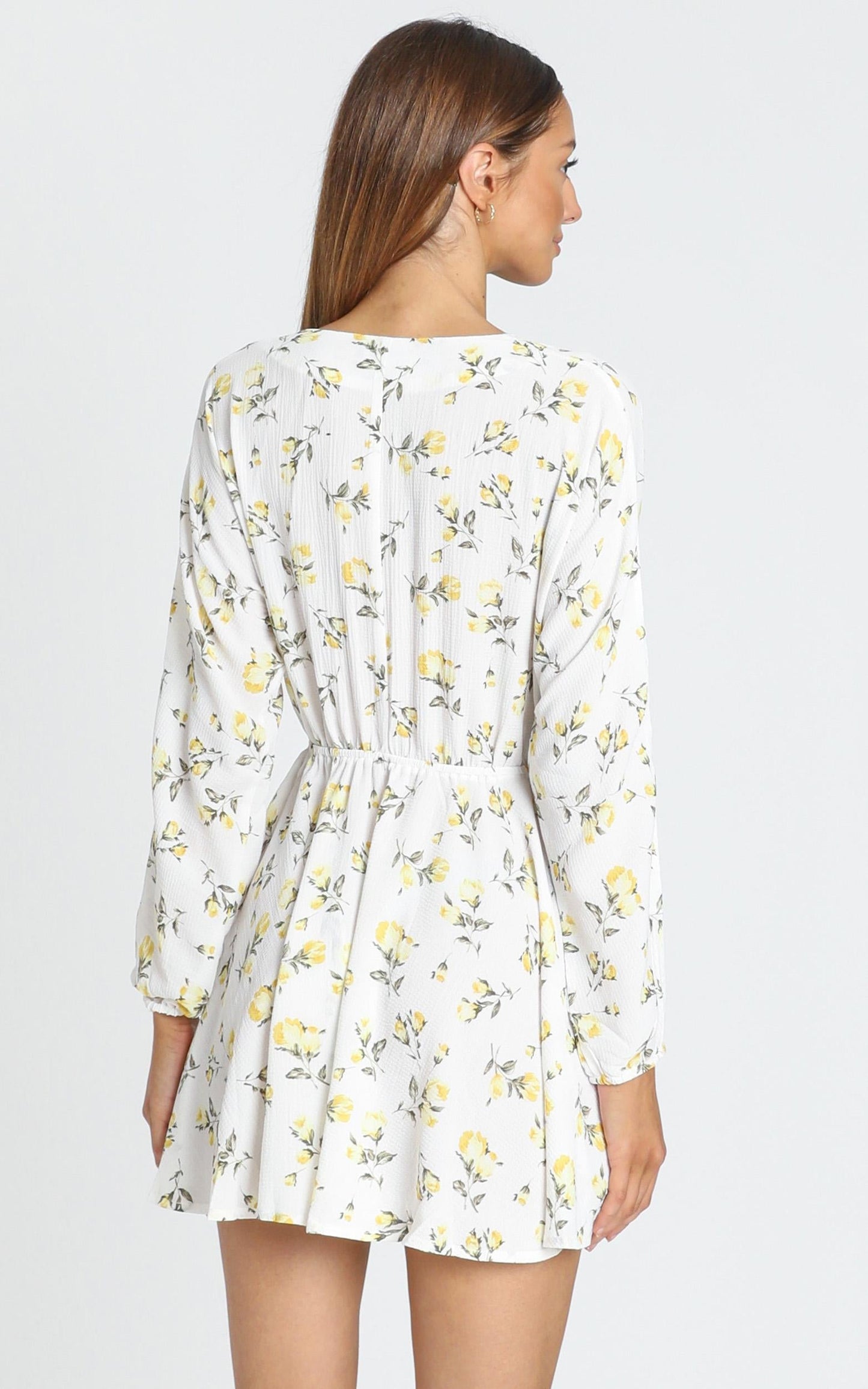 Lone Star Dress in White Floral