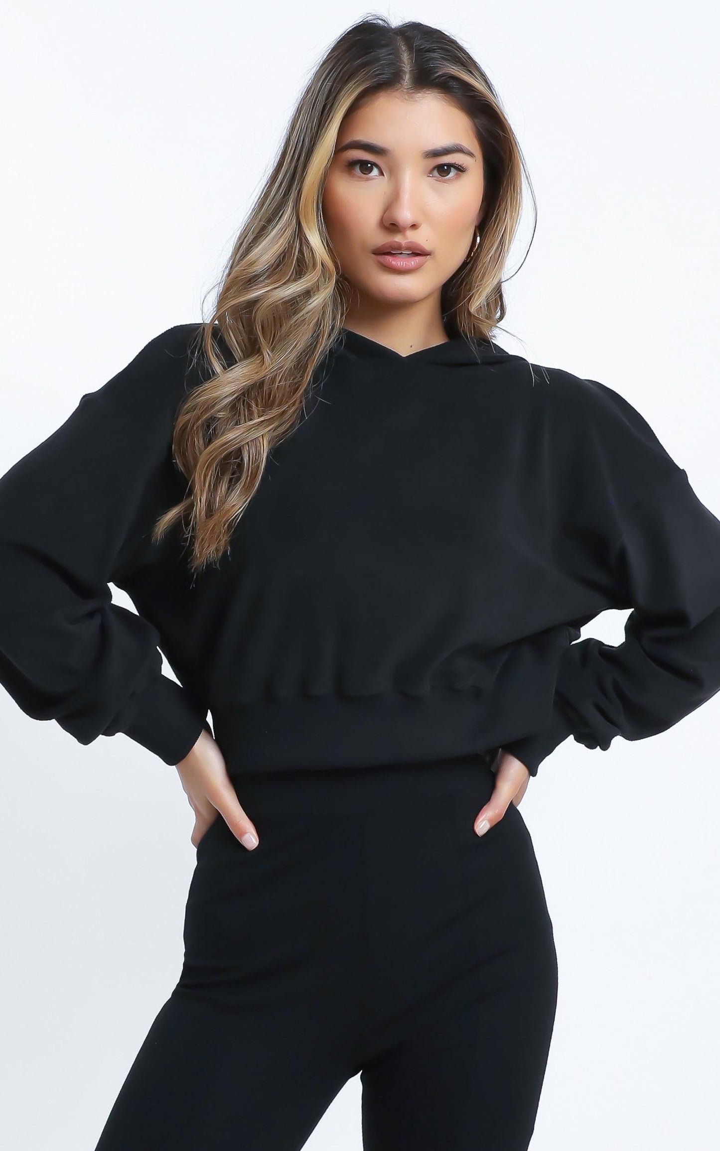 Lorensa Hoodie in Black