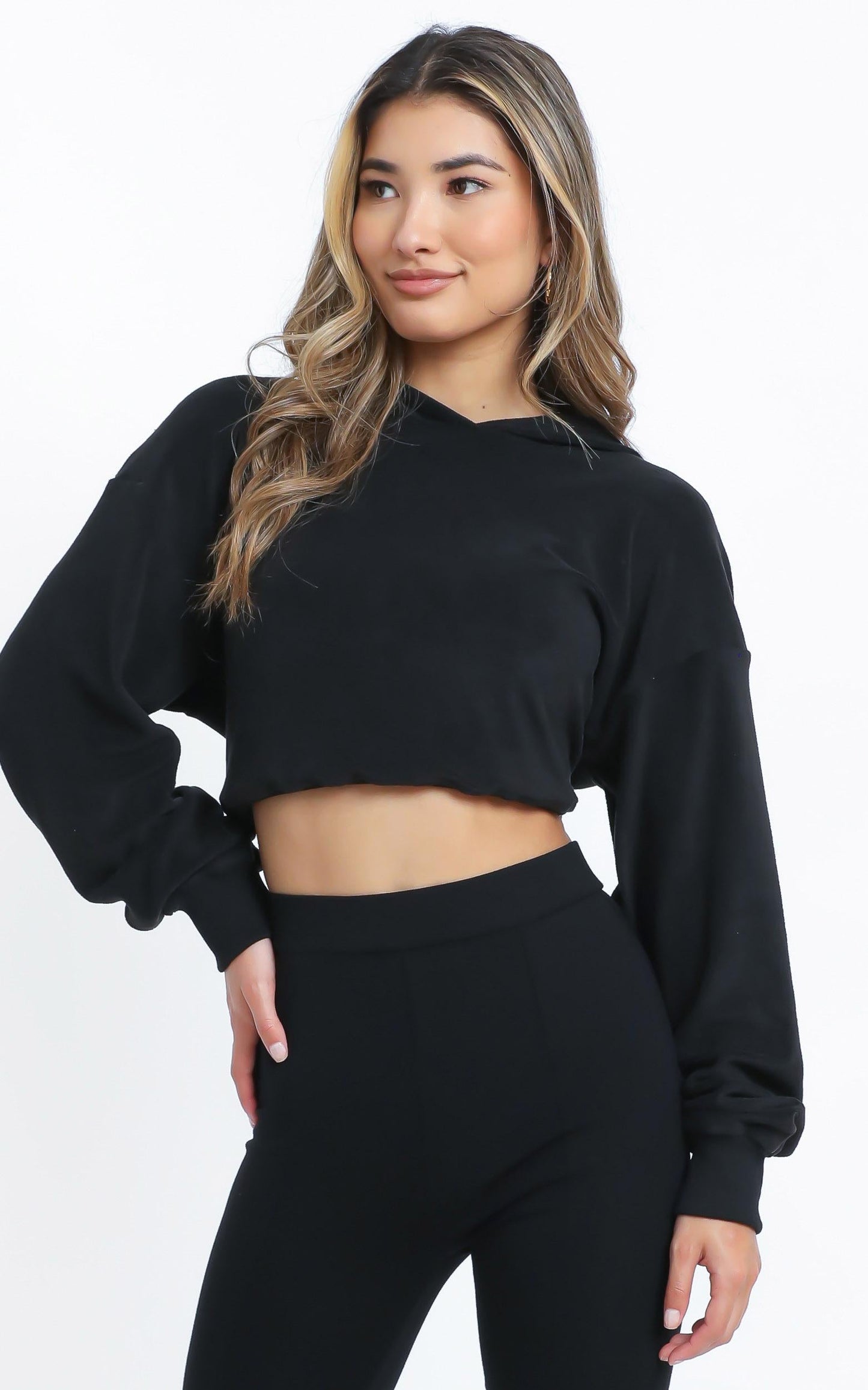 Lorensa Hoodie in Black