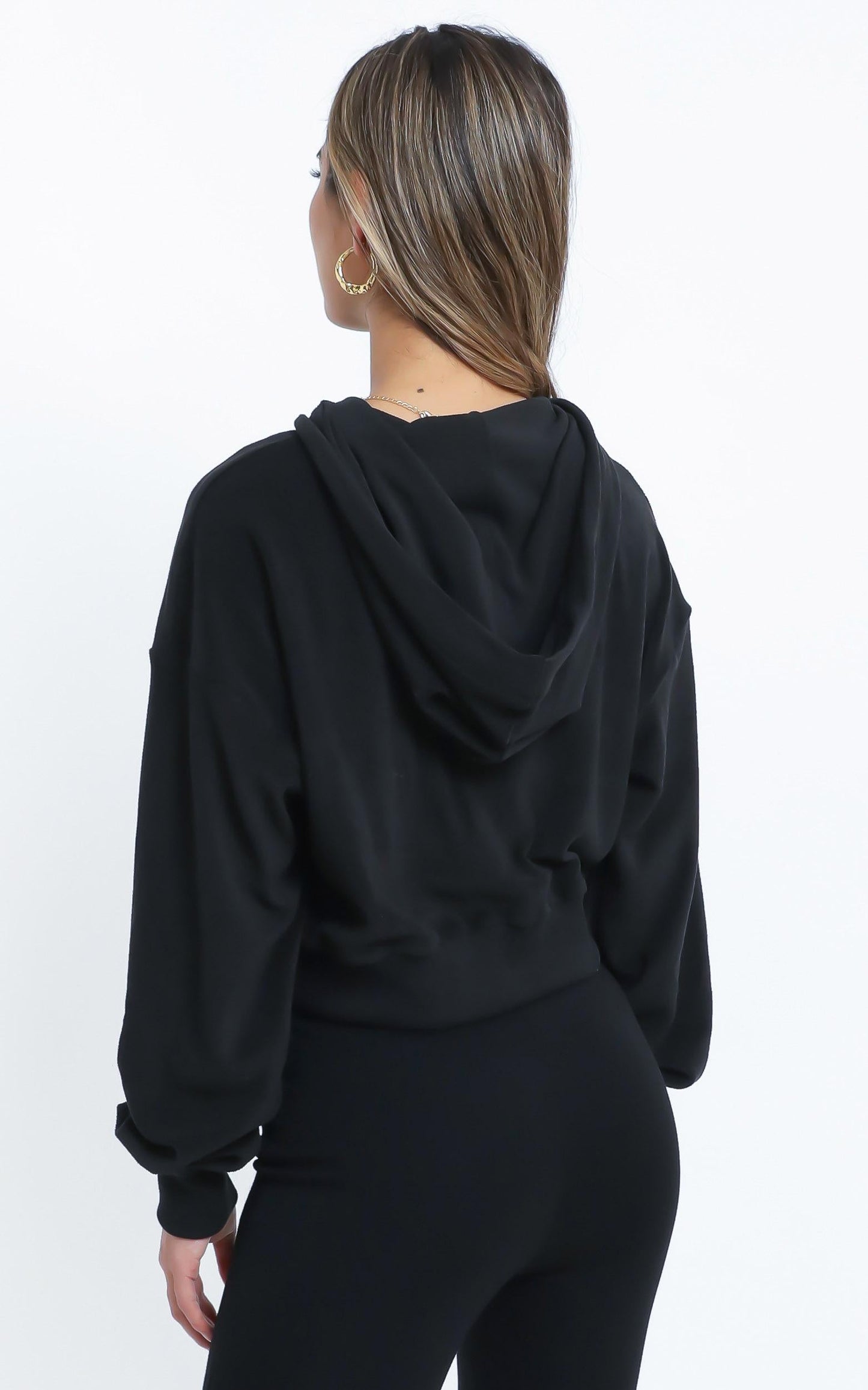 Lorensa Hoodie in Black