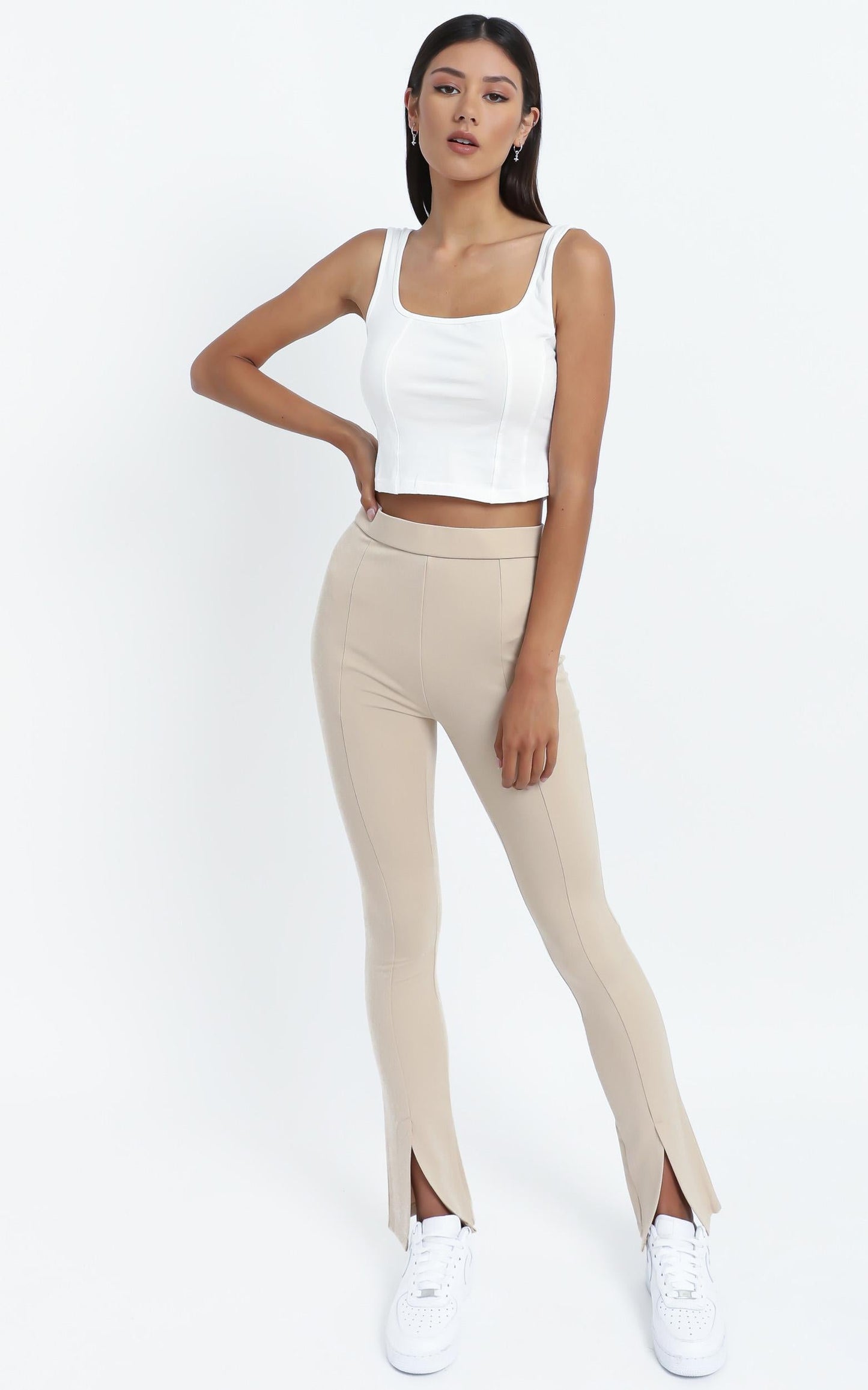 Lorensa Leggings in Beige