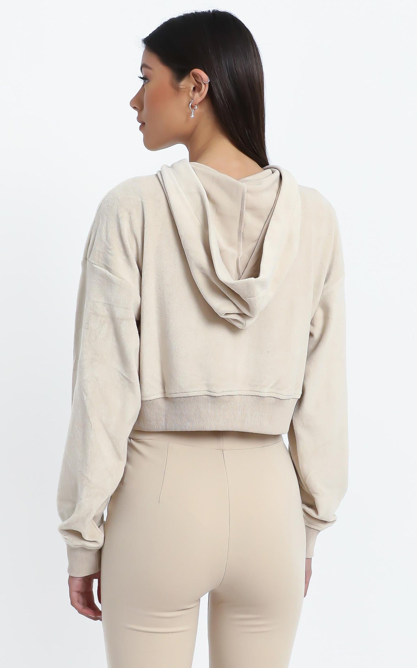 Lorensa Hoodie in Beige