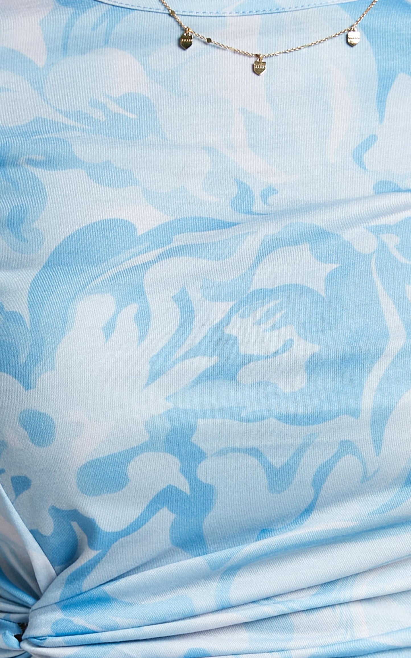 Lorien Top in Blue Marble