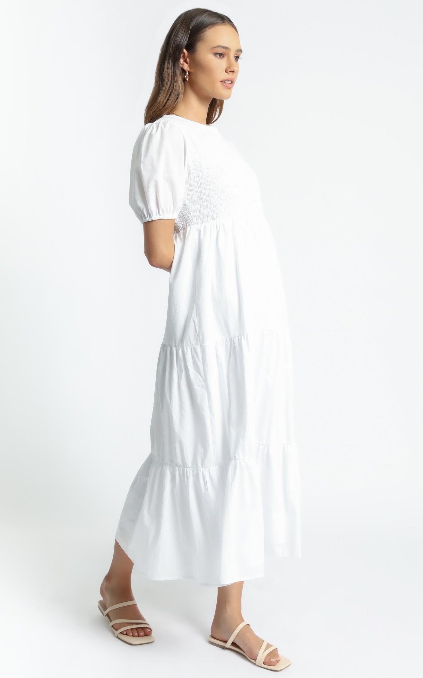 Lorrie Dress in White