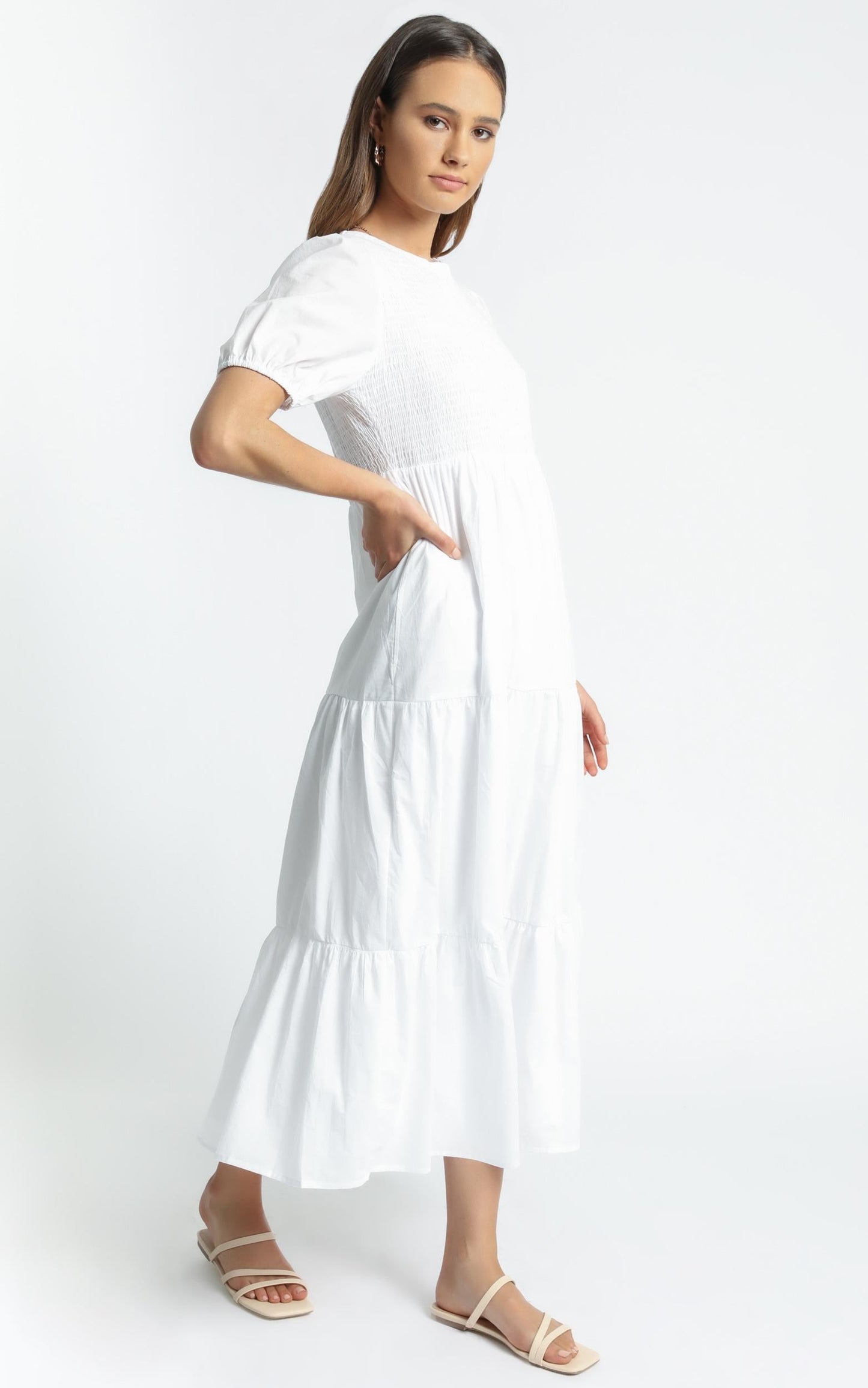 Lorrie Dress in White