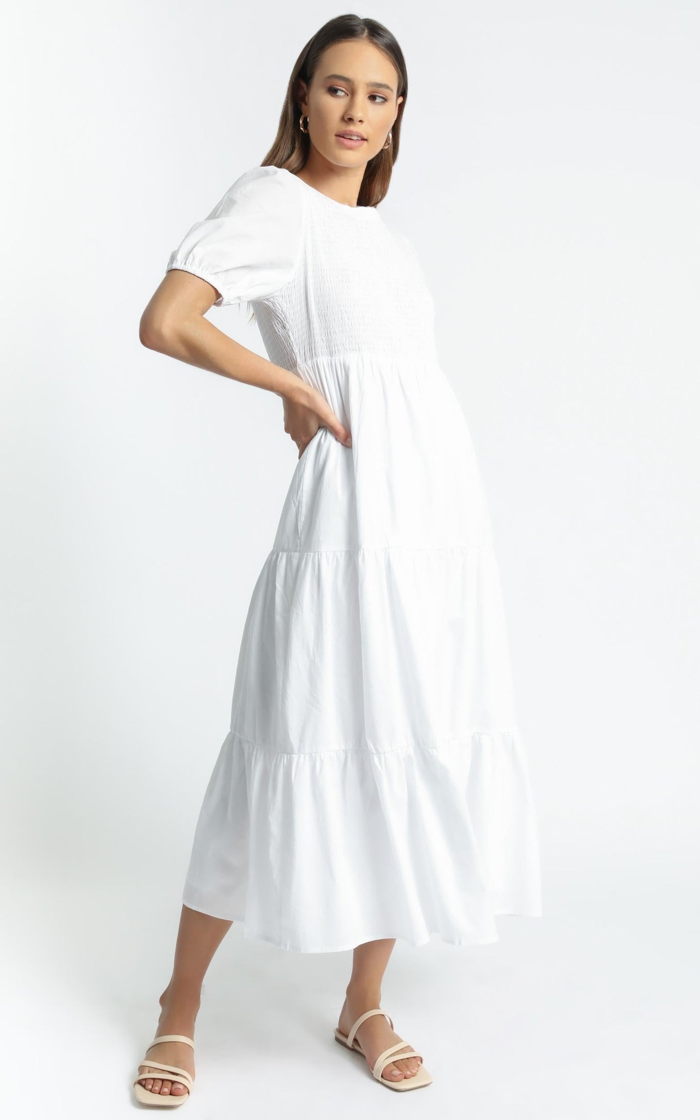 Lorrie Dress in White