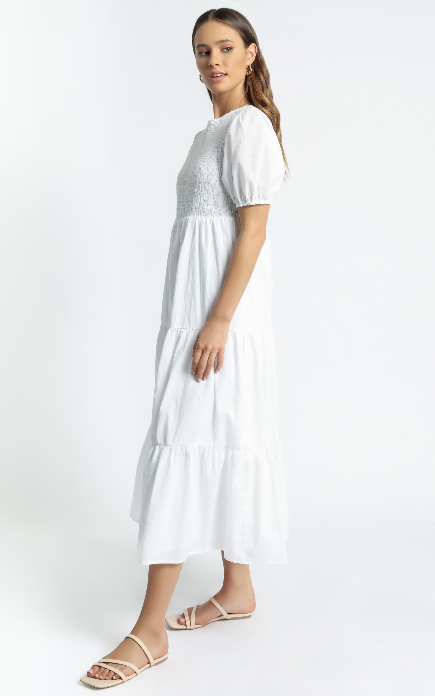 Lorrie Dress in White