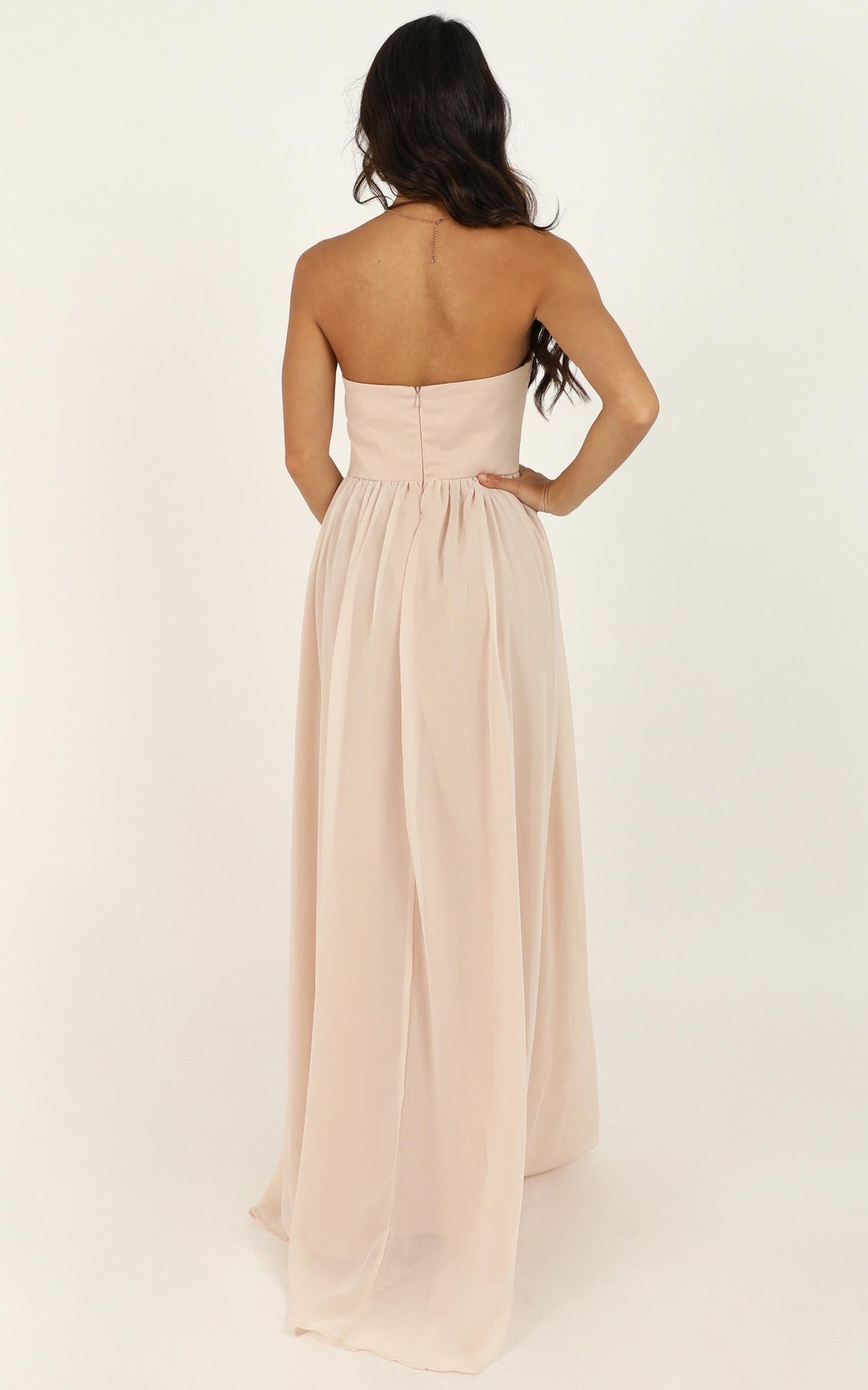 Love Bound Maxi Dress In Champagne
