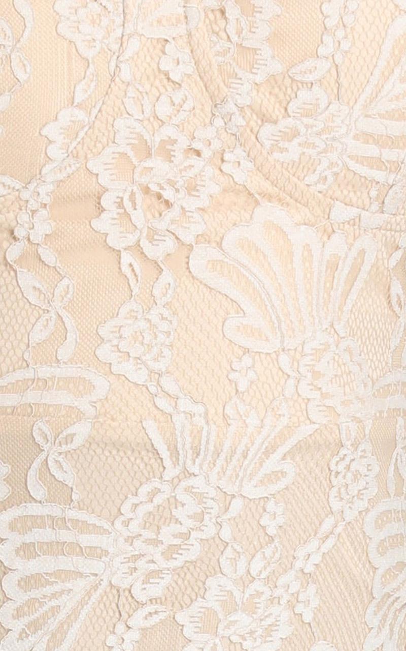 Love Is Yours Dress In Nude Lace