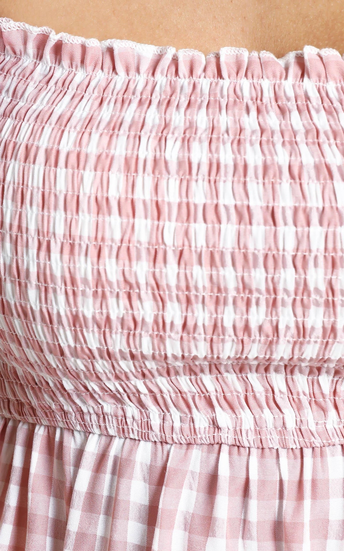 Lowe Dress in Pink Check