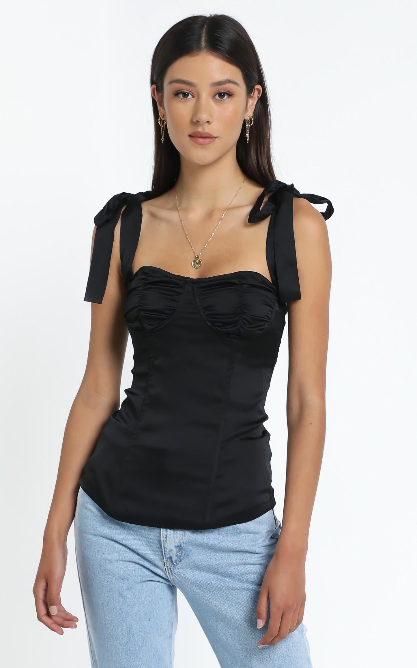 Lioness - Bood Up Top in Black