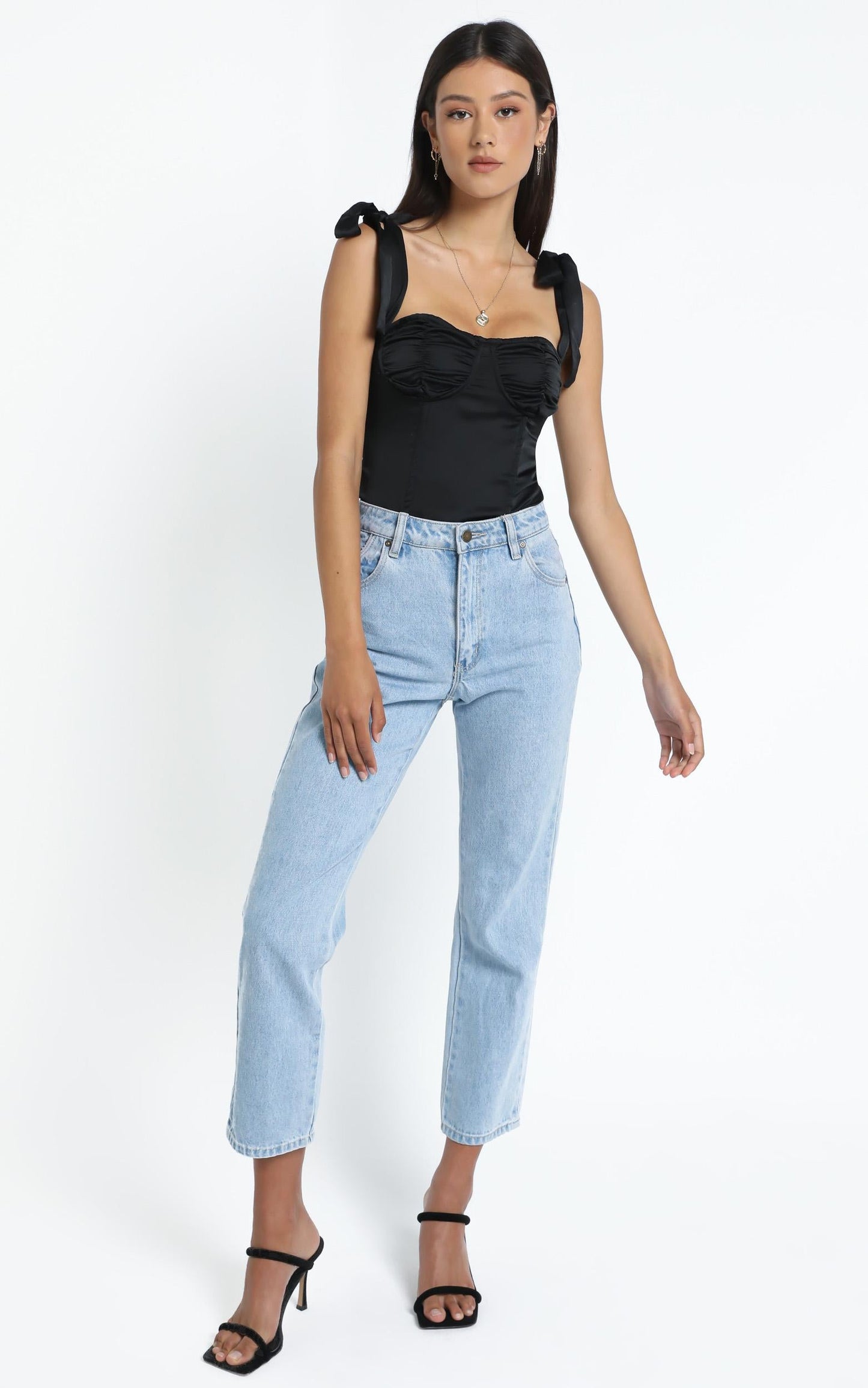 Lioness - Bood Up Top in Black