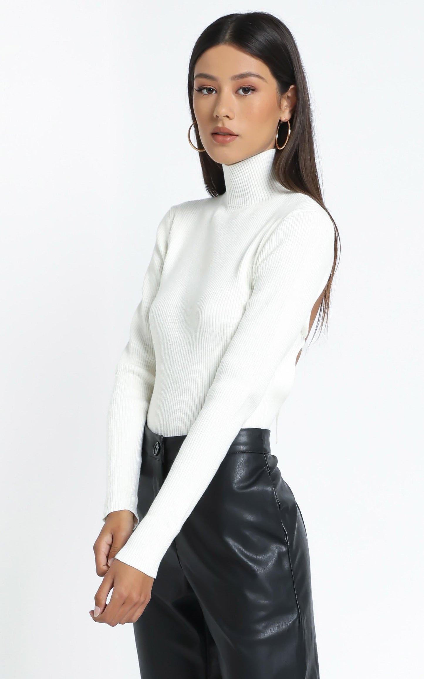 Lioness - Melrose Backless Top in White