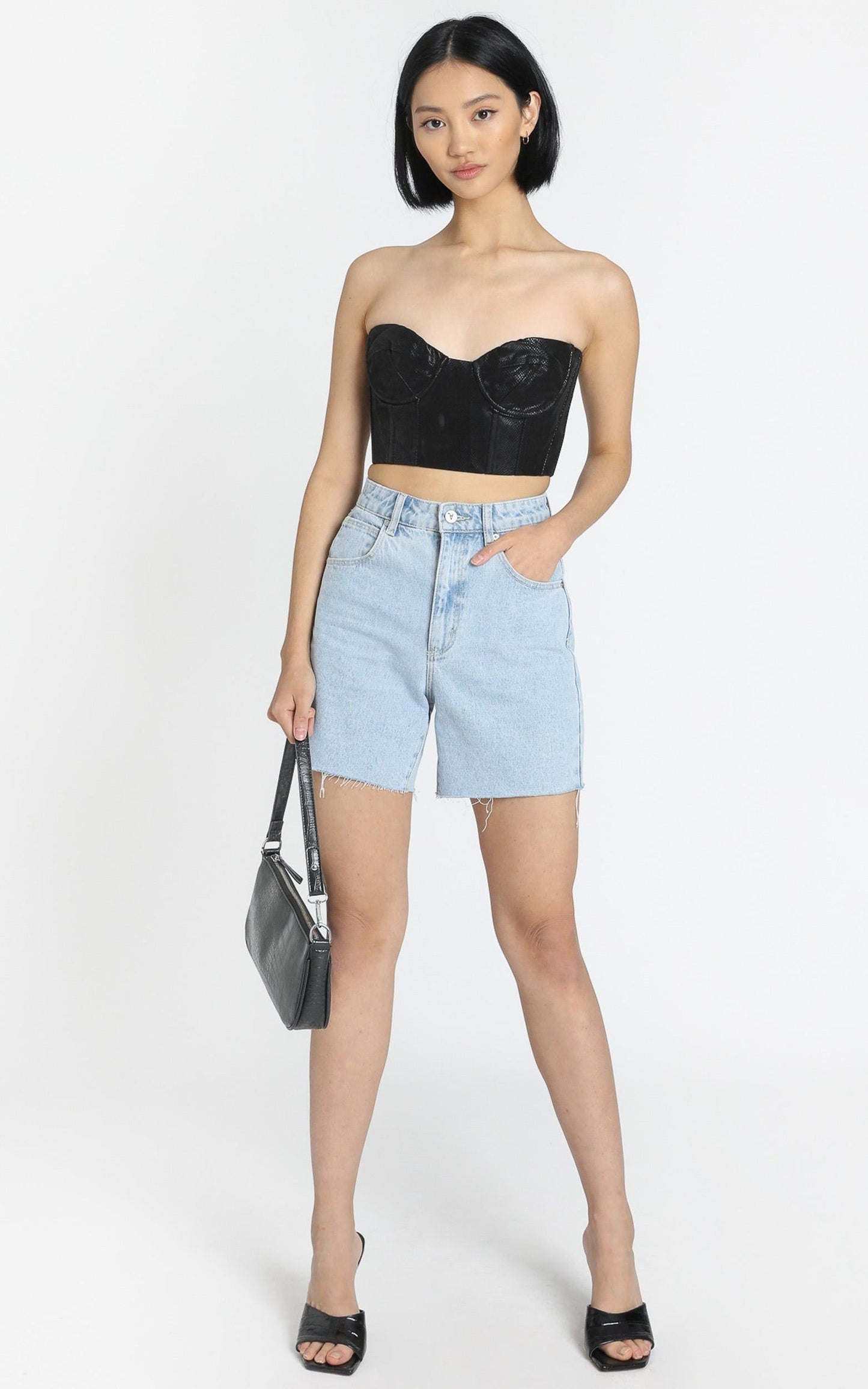 Lioness - Here Comes Trouble Crop Top in Black