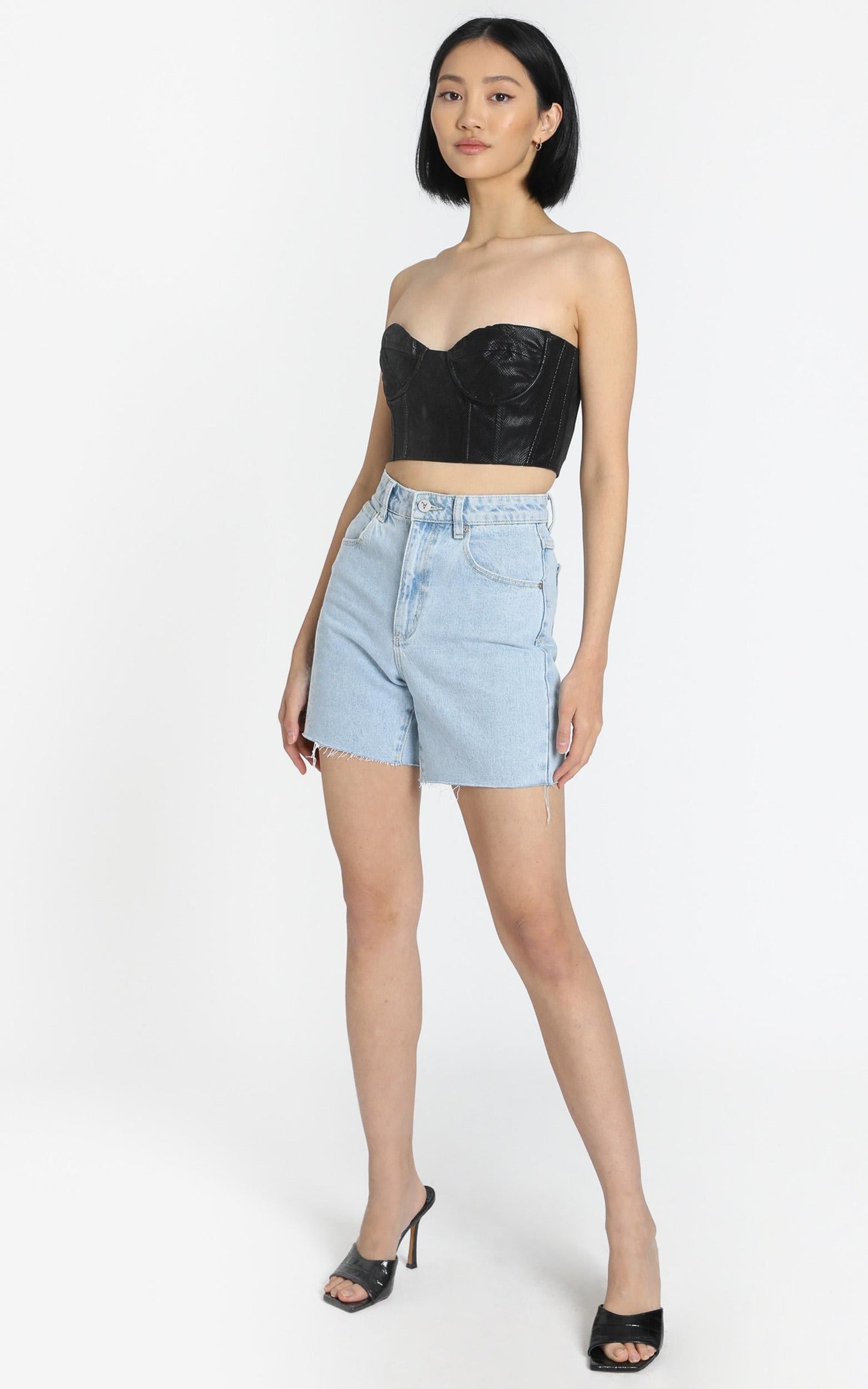 Lioness - Here Comes Trouble Crop Top in Black