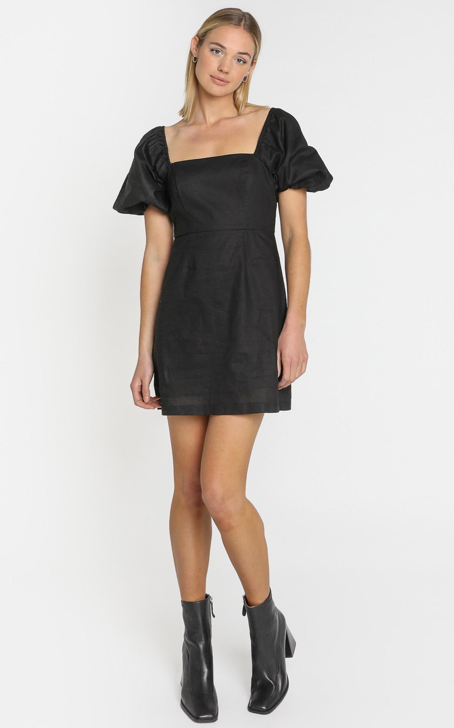 Lulu & Rose - Ari Linen Dress in Black
