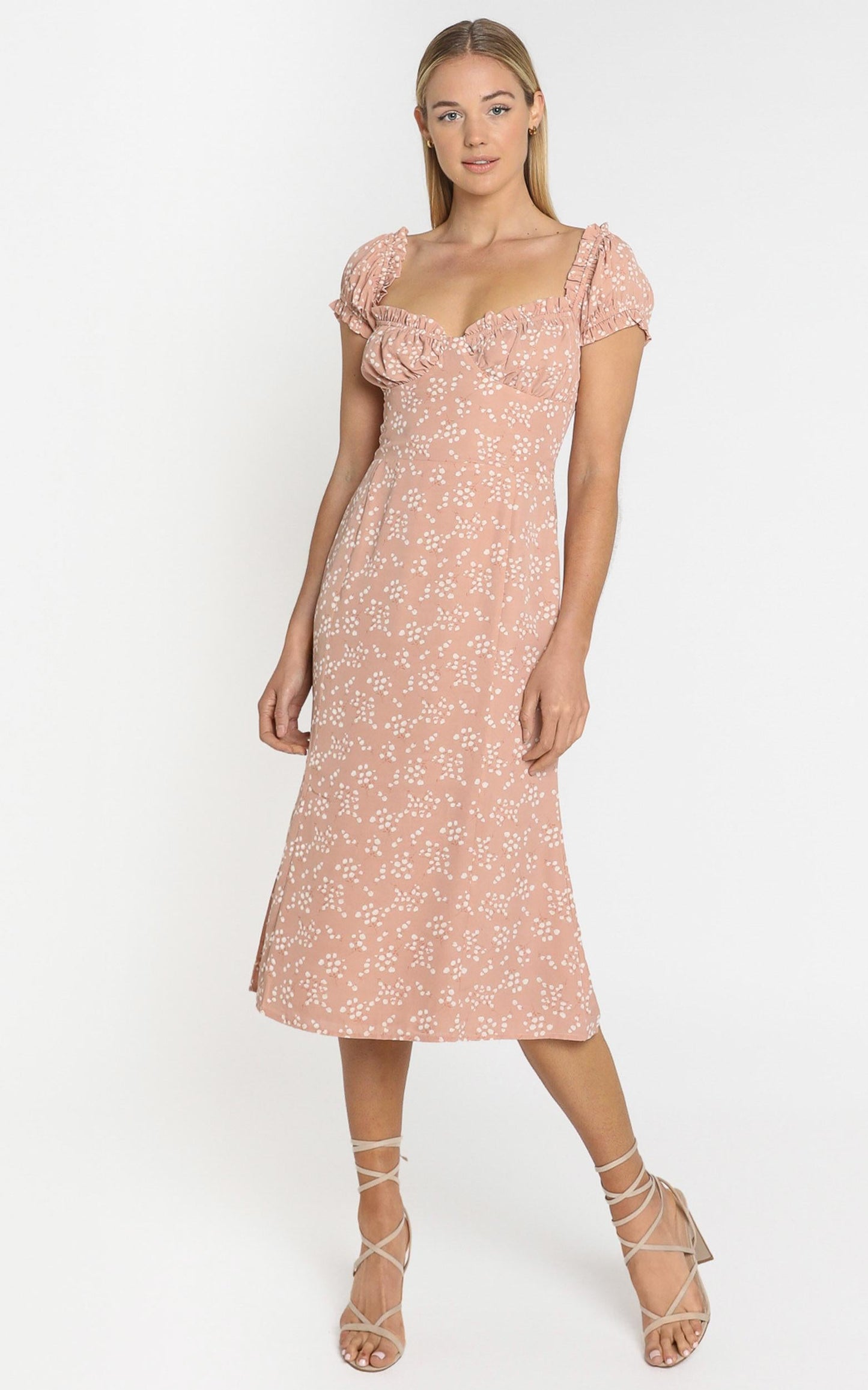 Lulu & Rose - Cosette Midi Dress in Floral