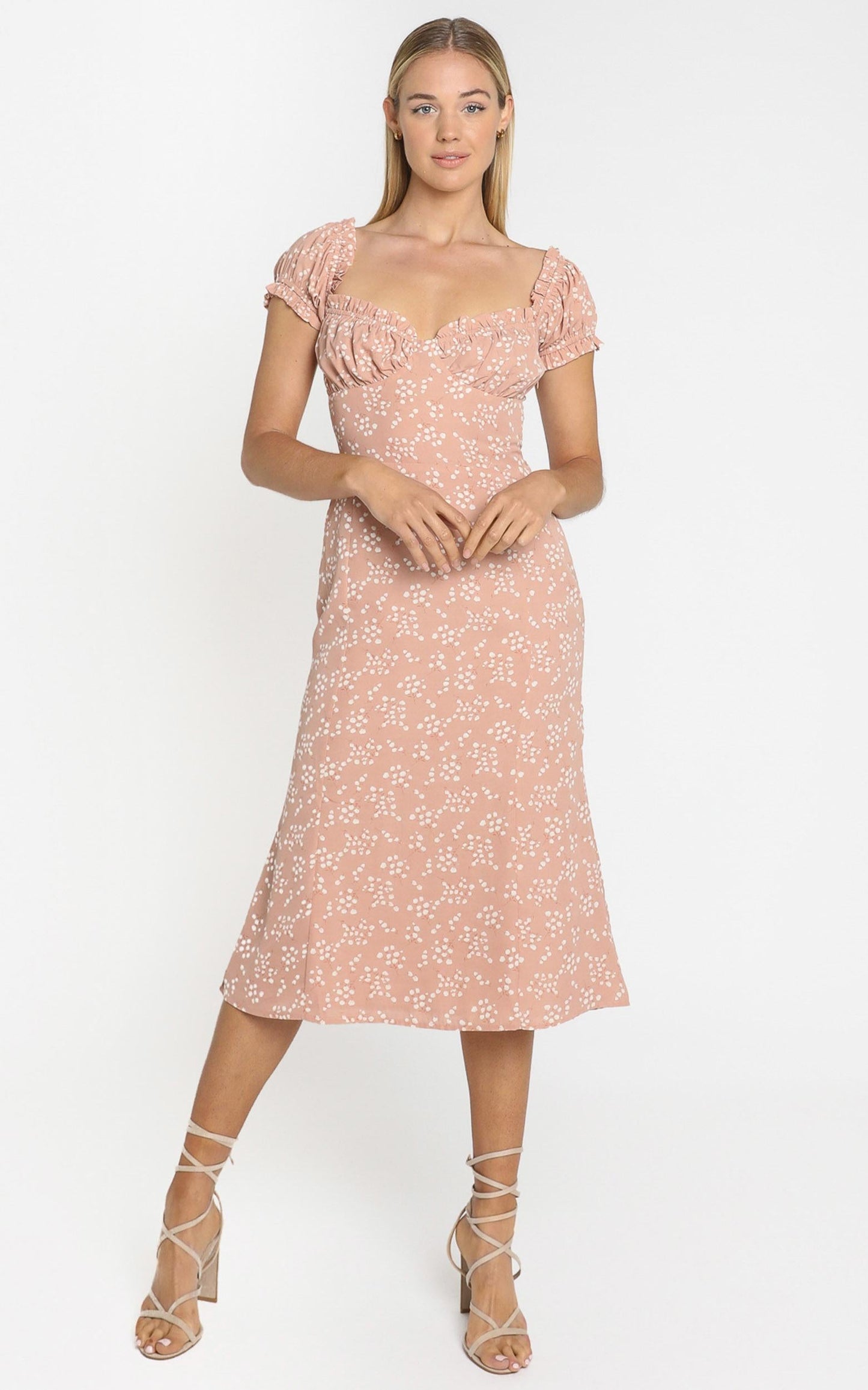 Lulu & Rose - Cosette Midi Dress in Floral