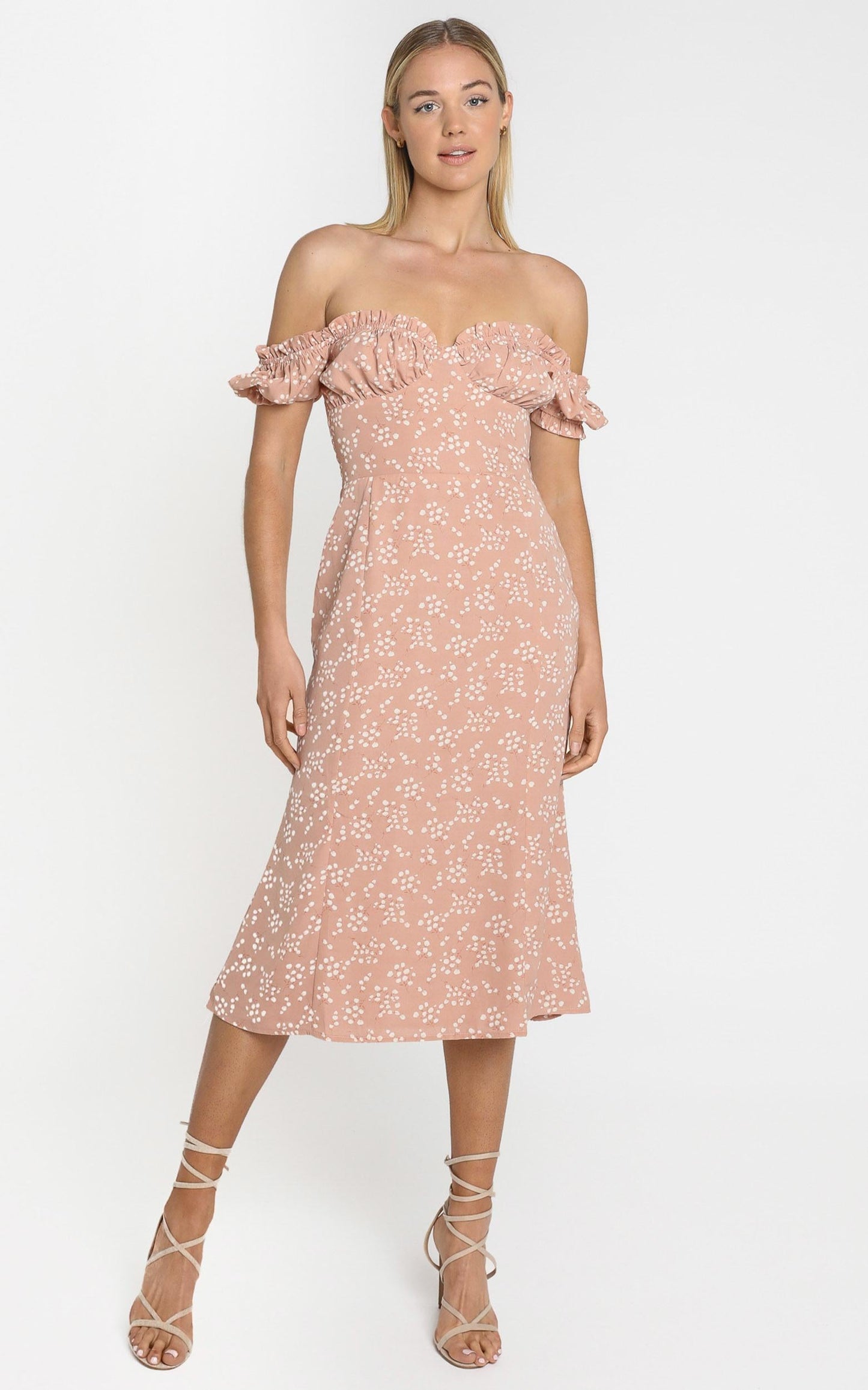 Lulu & Rose - Cosette Midi Dress in Floral