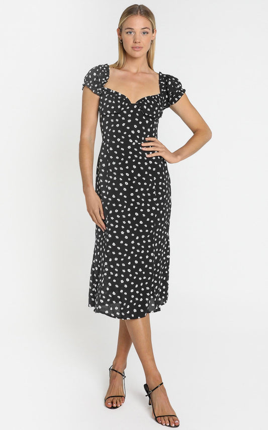 Lulu & Rose - Nova Midi Dress in Floral