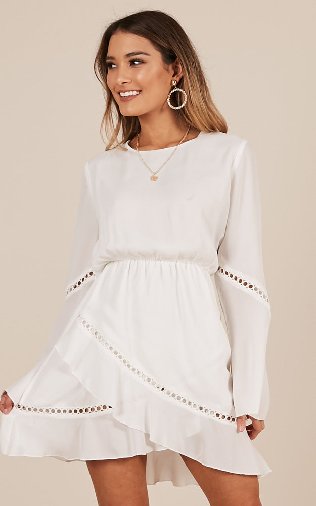 Luck Of The Draw Dress In White