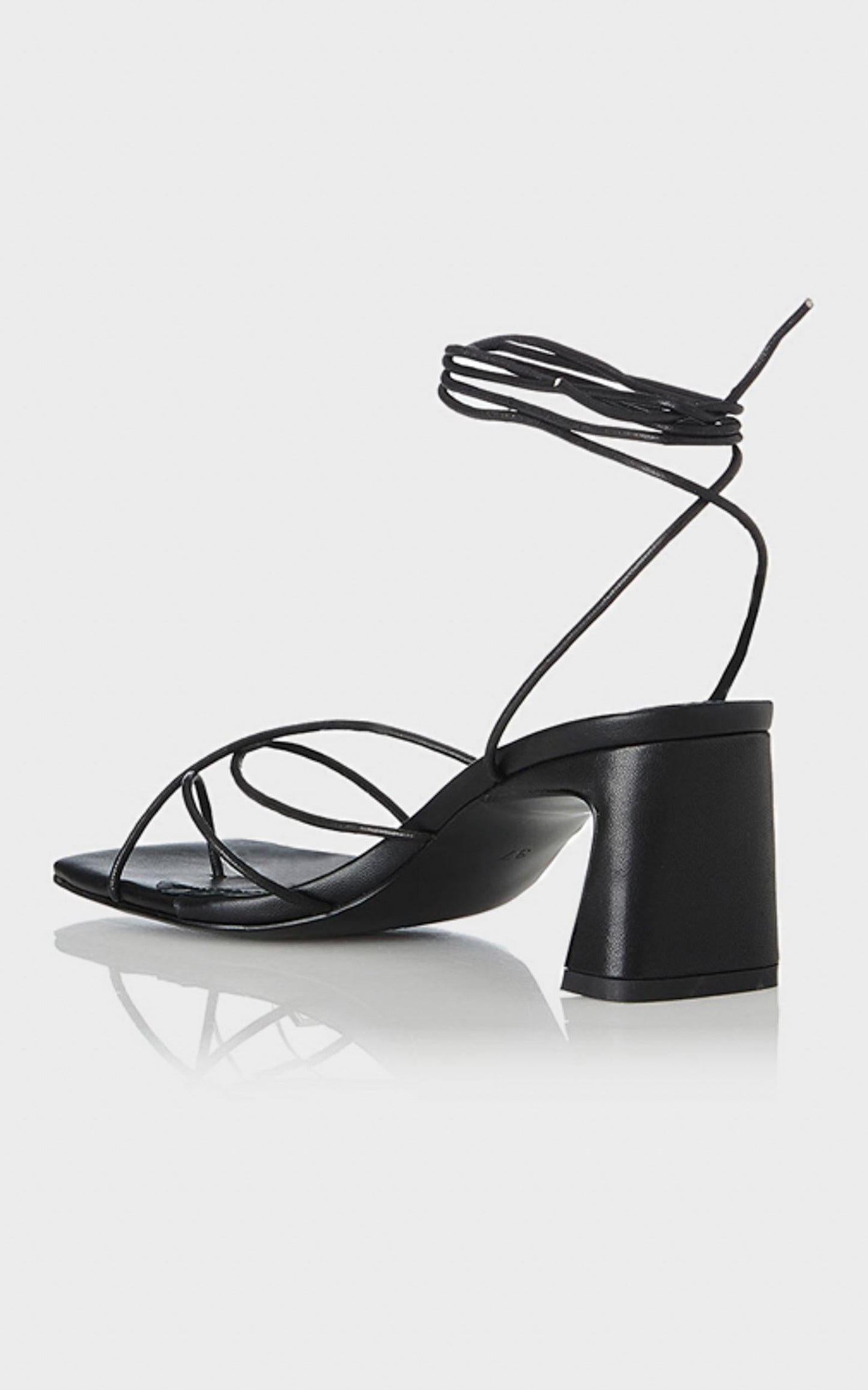 Alias Mae - Lune Heel in Black Kid Leather