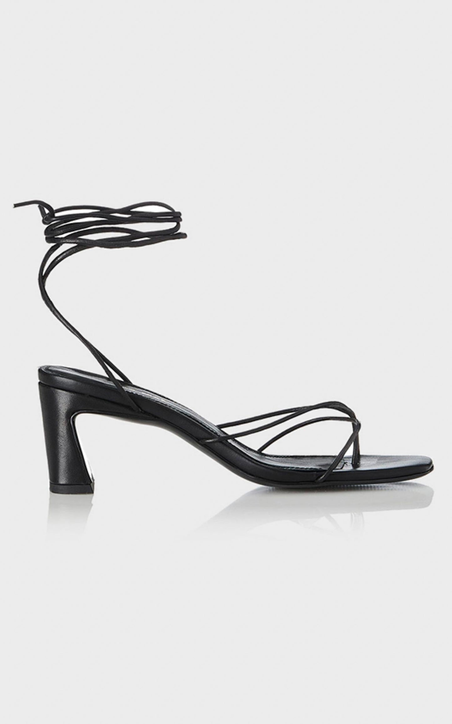 Alias Mae - Lune Heel in Black Kid Leather
