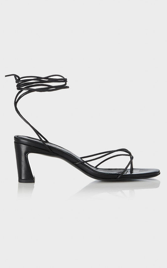 Alias Mae - Lune Heel in Black Kid Leather
