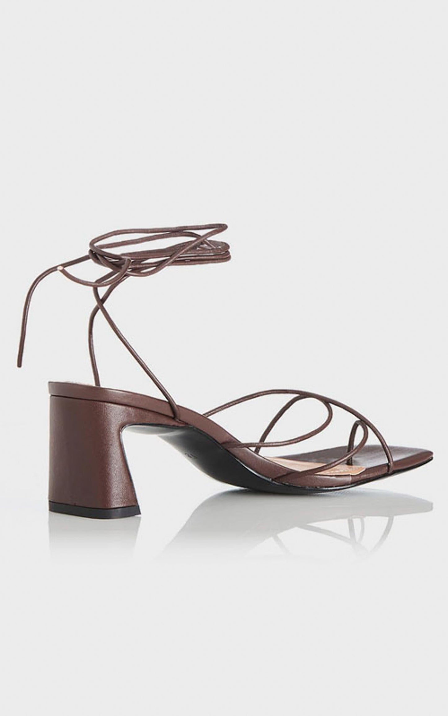Alias Mae - Lune Heel in Choc Kid Leather