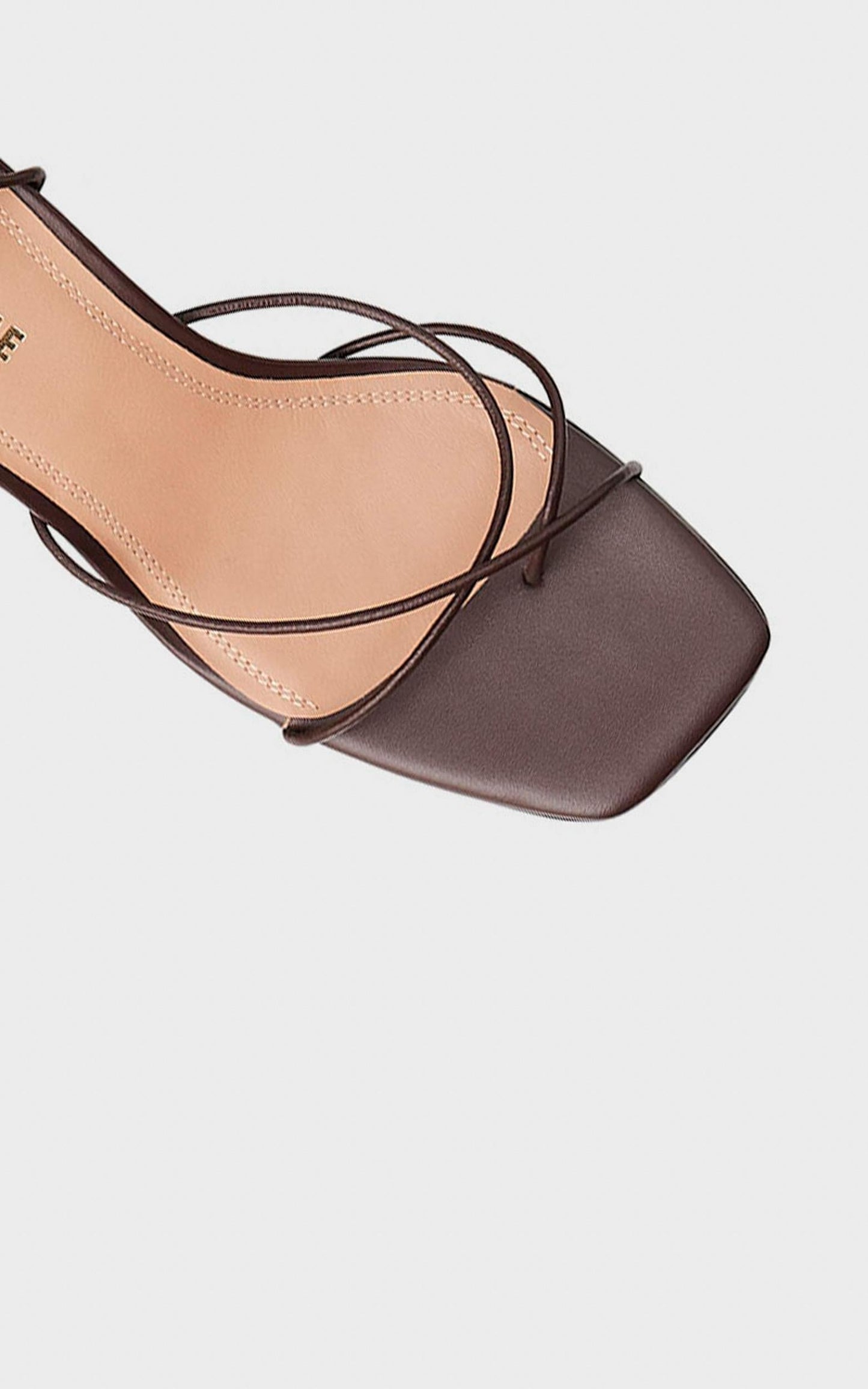 Alias Mae - Lune Heel in Choc Kid Leather