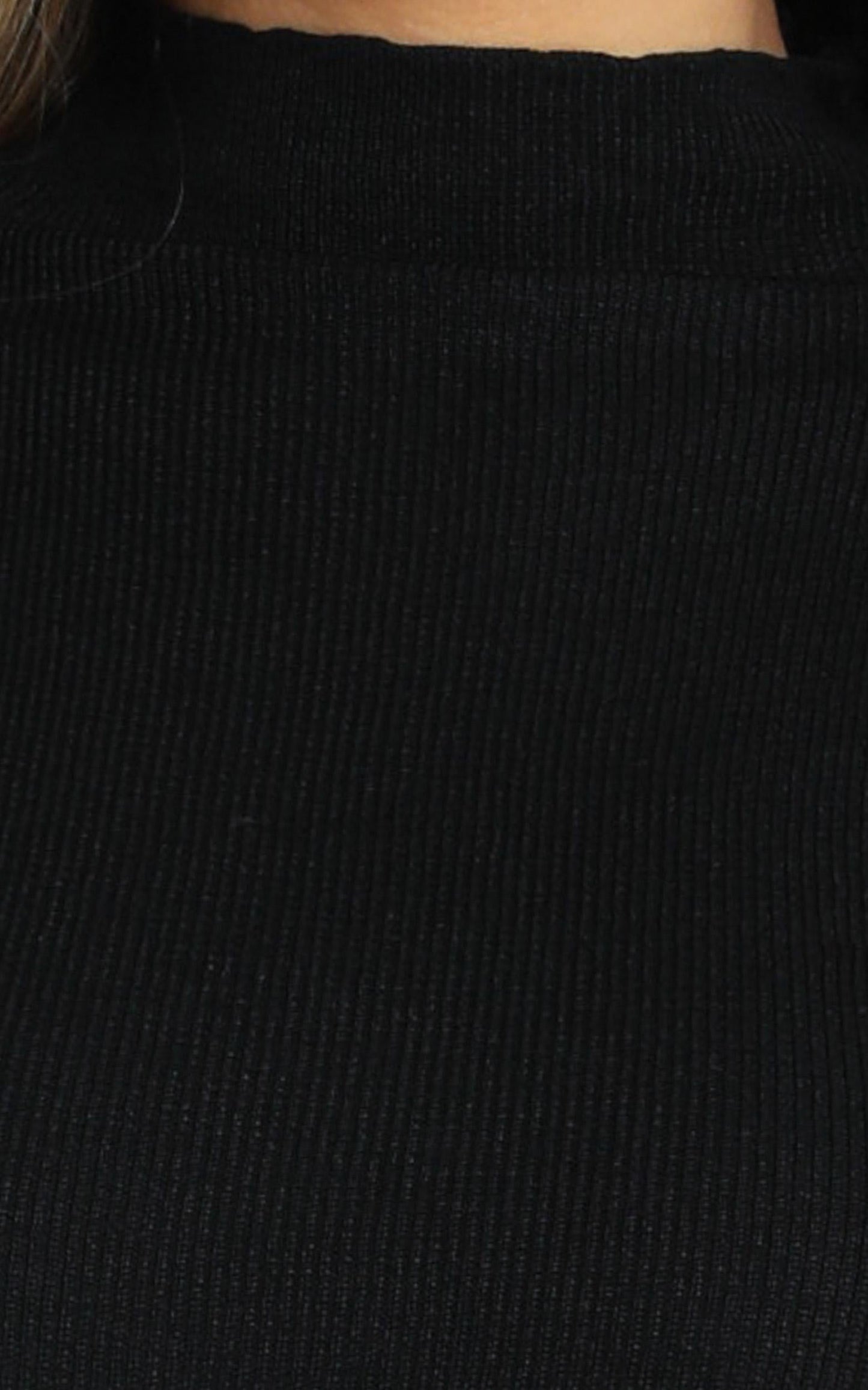 Lust For Life Knit Top in Black