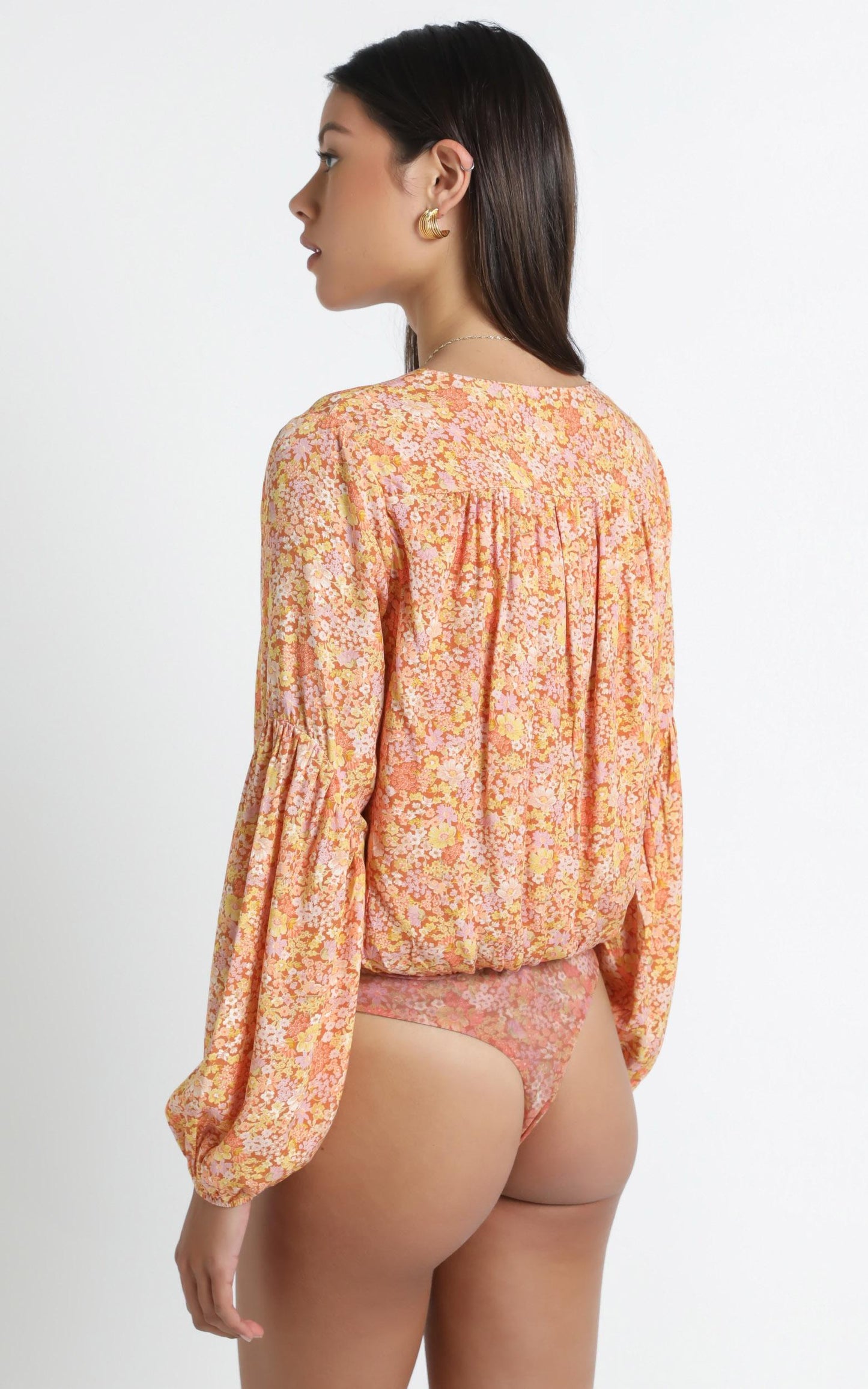 Lyrica Bodysuit in Blushing Floral
